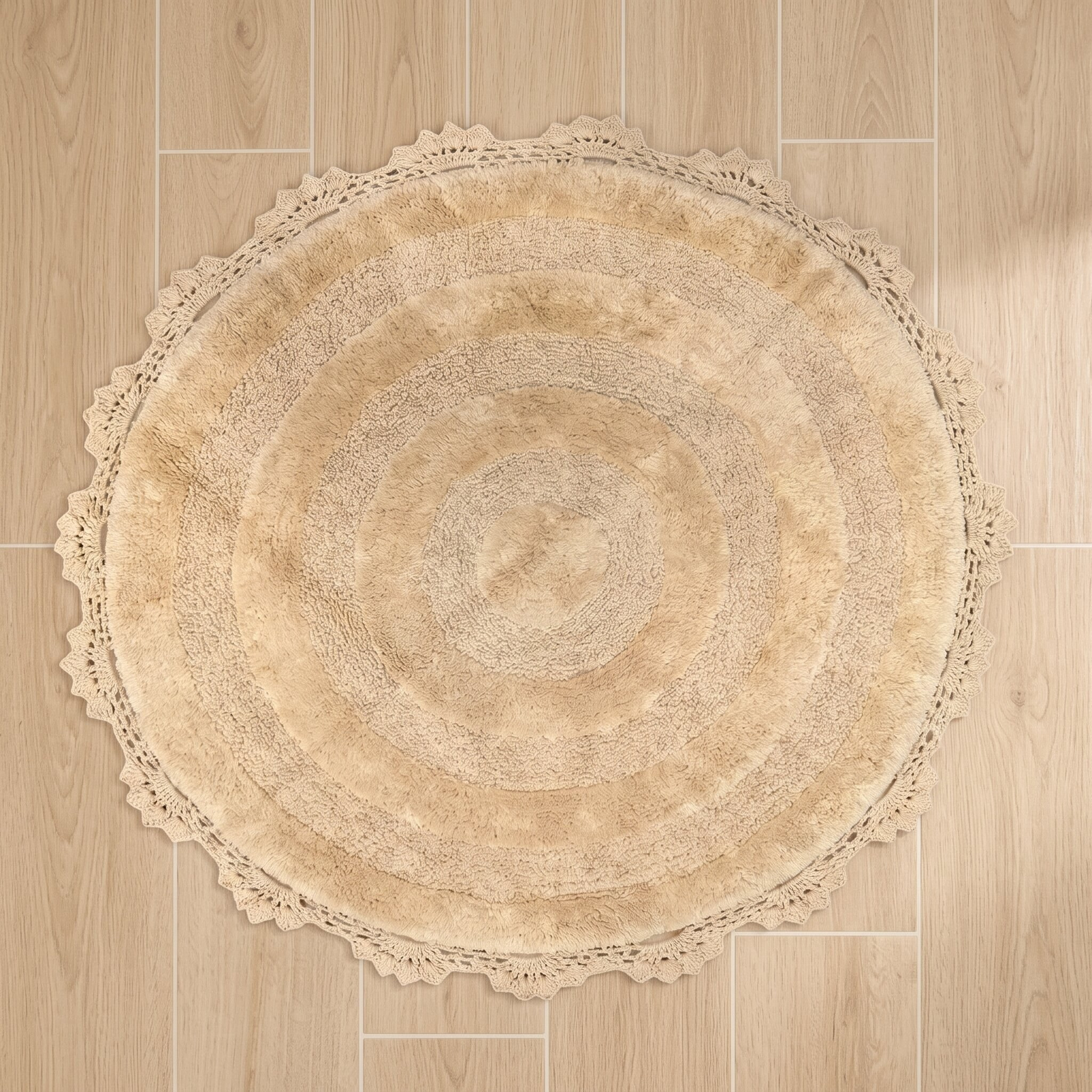 Nesta Crochet Bath Mat - 80x80 cm-household-bathandlaundry-bathlinen-bathmatsandtubmats-image-1