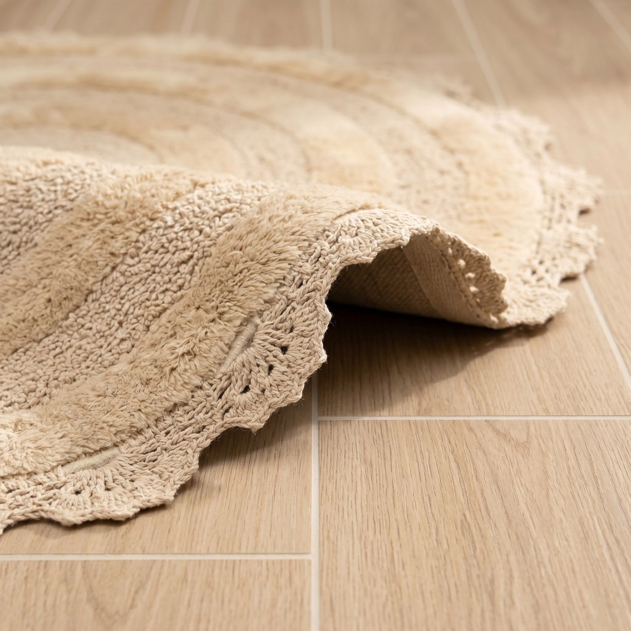 Nesta Crochet Bath Mat - 80x80 cm-household-bathandlaundry-bathlinen-bathmatsandtubmats-image-2