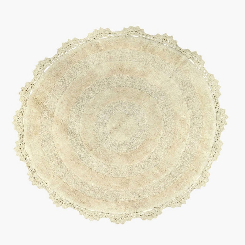 سجادة حمام كروشيه - نيستا - 80x80 سم — صورة 1
