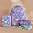 شنطة ظهر بطبعات يونيكورن وحمالات قابلة للتعديل - 35x22x46 سم-babyandkids-schoolessentials-schoolbags-image-1