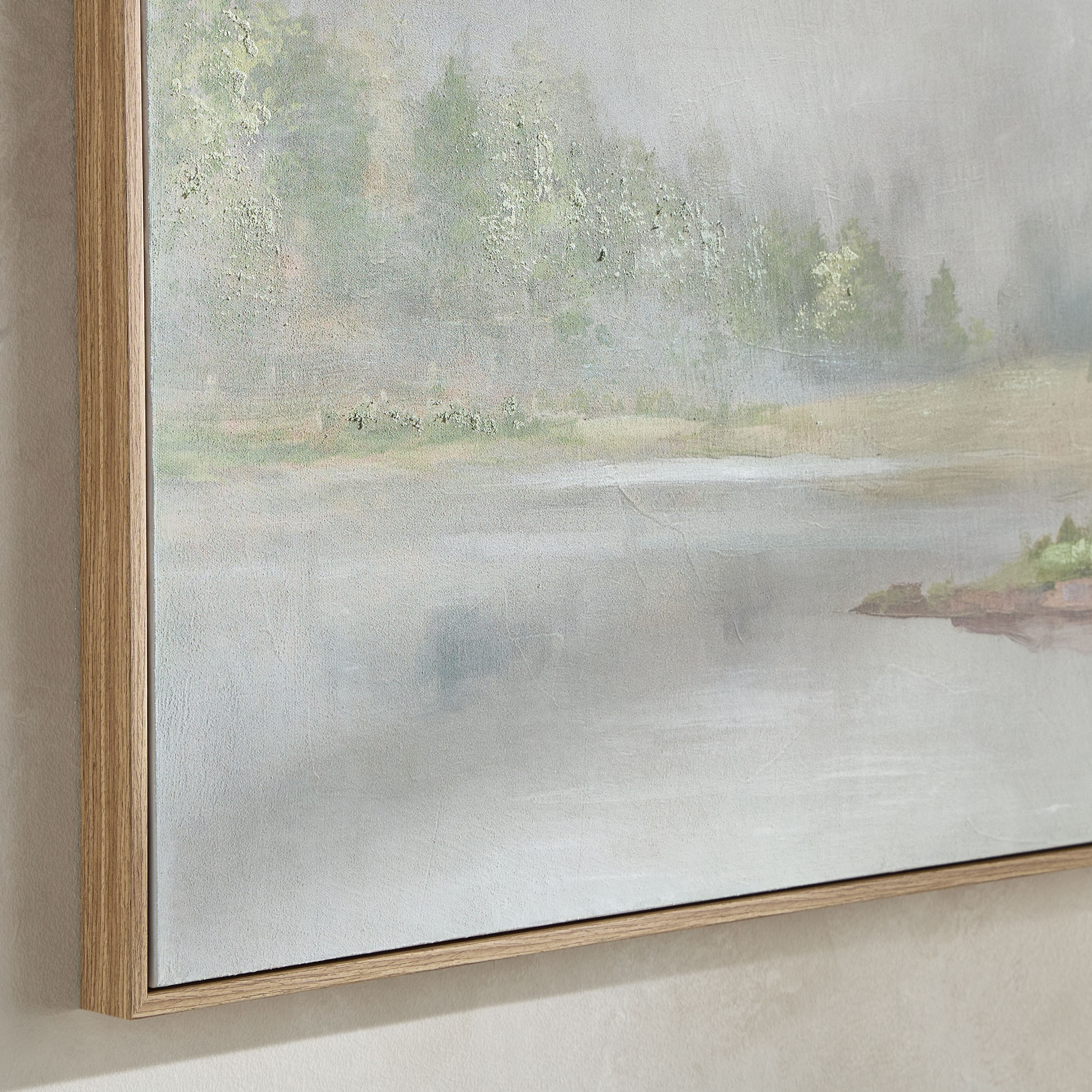 لوحة جدارية زيتية كانفاس مؤطرة - لبنة - 120x80 سم-household-walldecorandmirrors-wallart-image-2