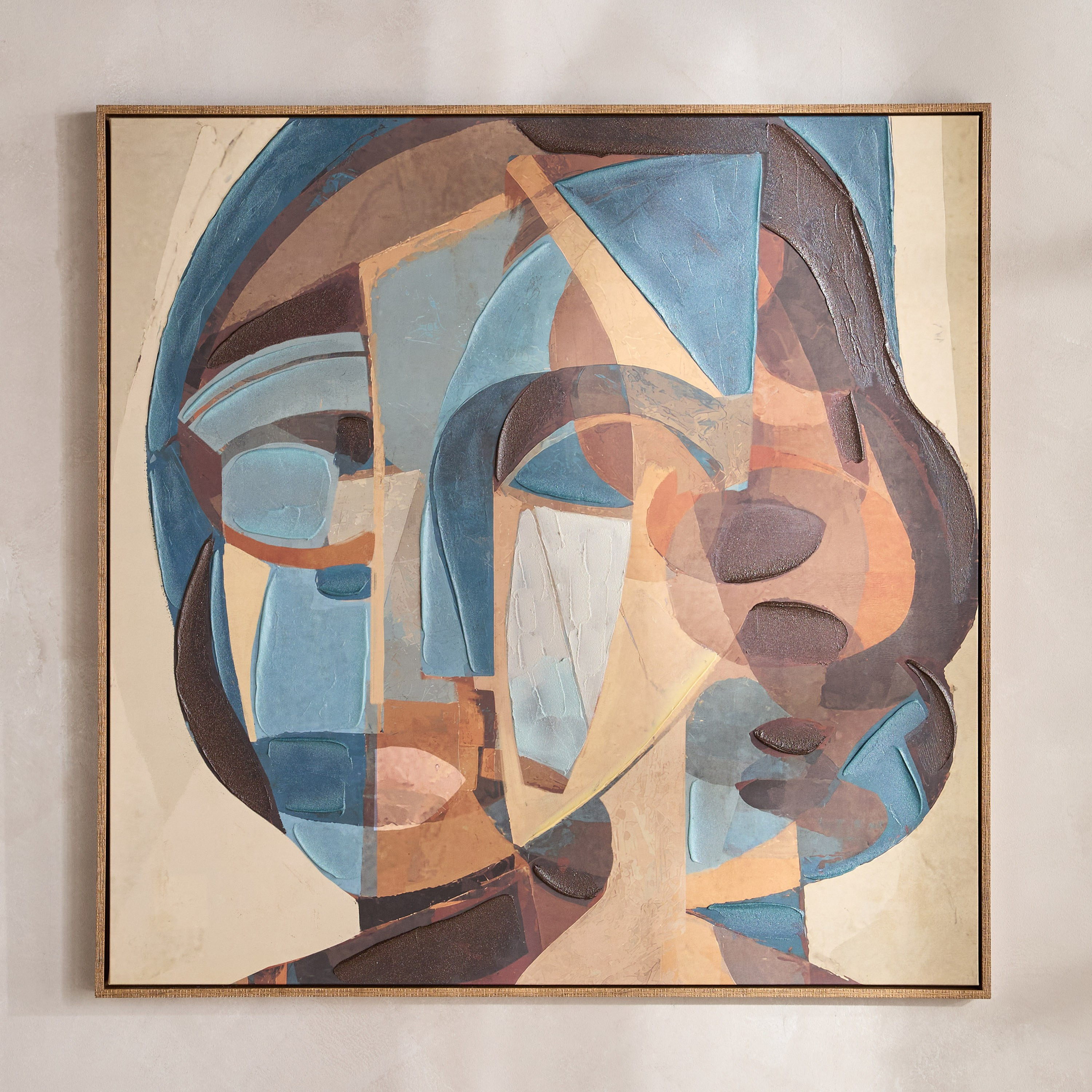 Layan Framed Canvas Wall Art - 100x100 cm-household-walldecorandmirrors-wallart-image-1