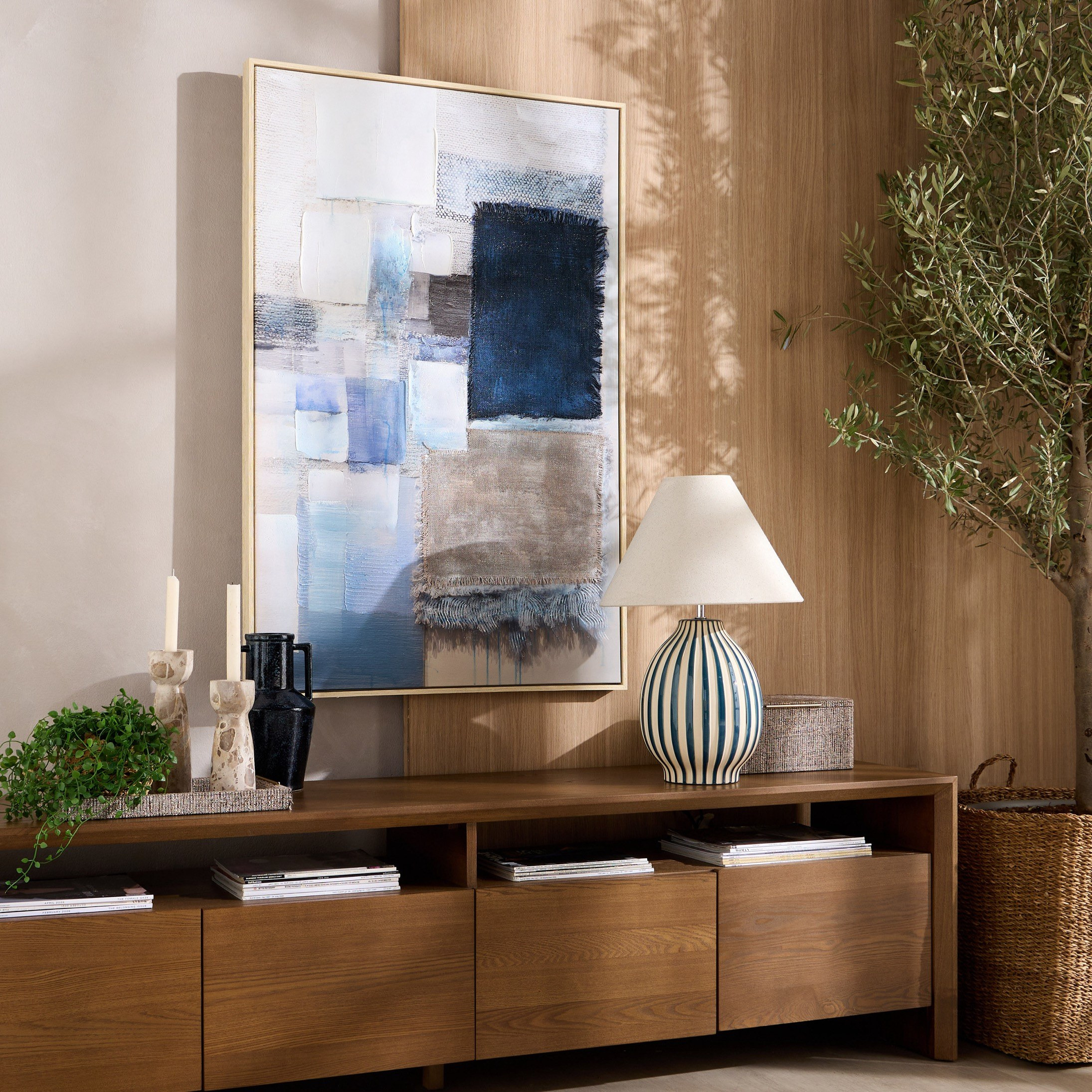 Zulaikha Framed Canvas Wall Art - 80x120 cm-household-walldecorandmirrors-wallart-image-4