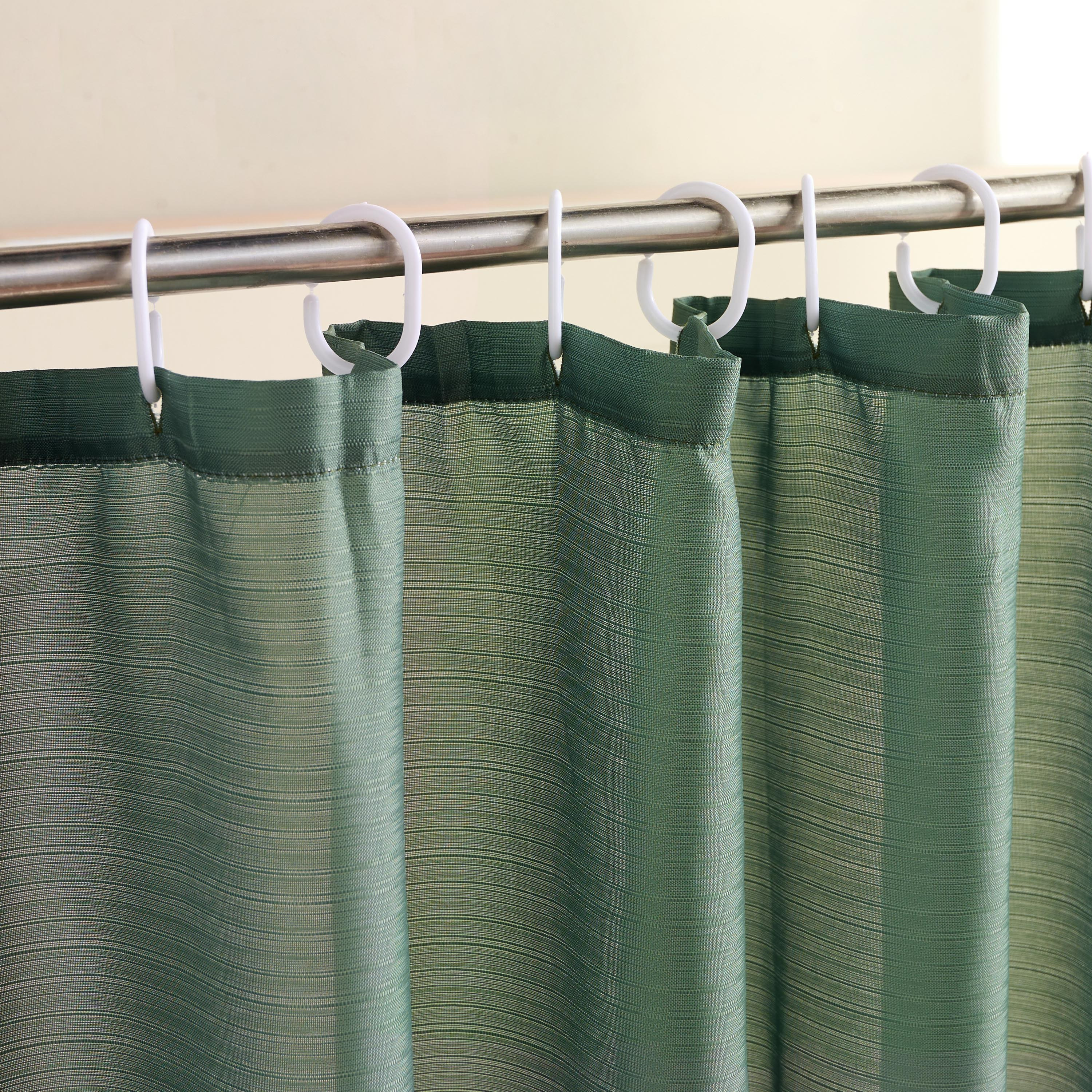 Scalloped Shower Curtain - 180x180 cm-household-bathandlaundry-shower-showercurtainandliners-image-3