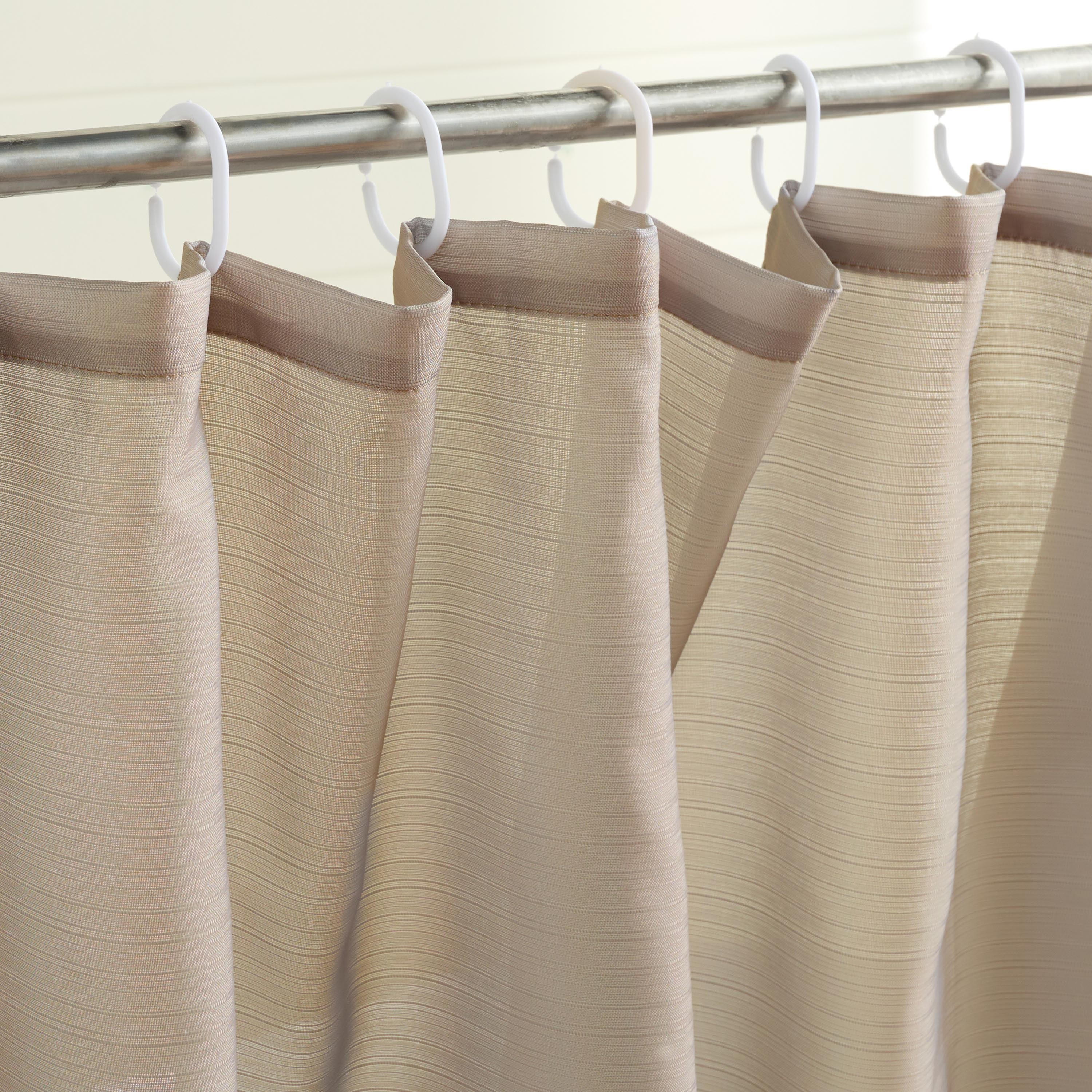 Scalloped Shower Curtain - 180x180 cm-household-bathandlaundry-shower-showercurtainandliners-image-3