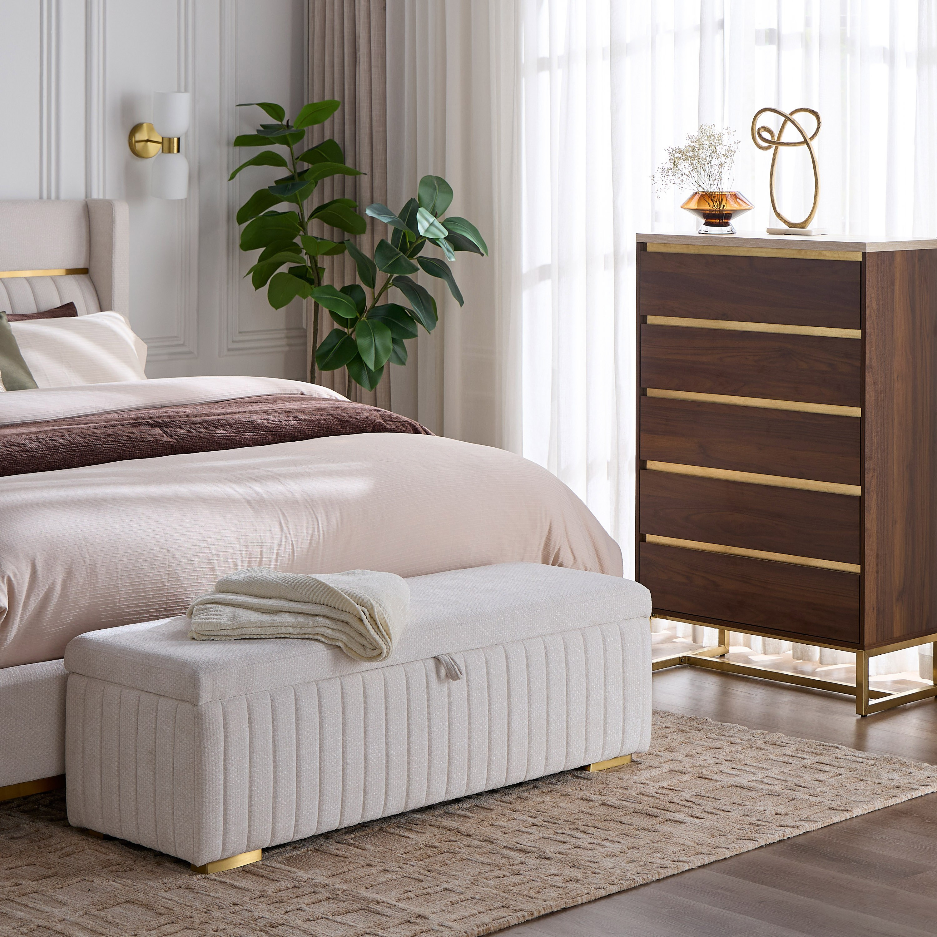 Daventry Fabric Bench with Storage-furniture-bedroom-benches-image-6