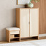 Nest 22-Pair Shoe Cabinet with Stool-furniture-livingroom-shoeracks-image-1