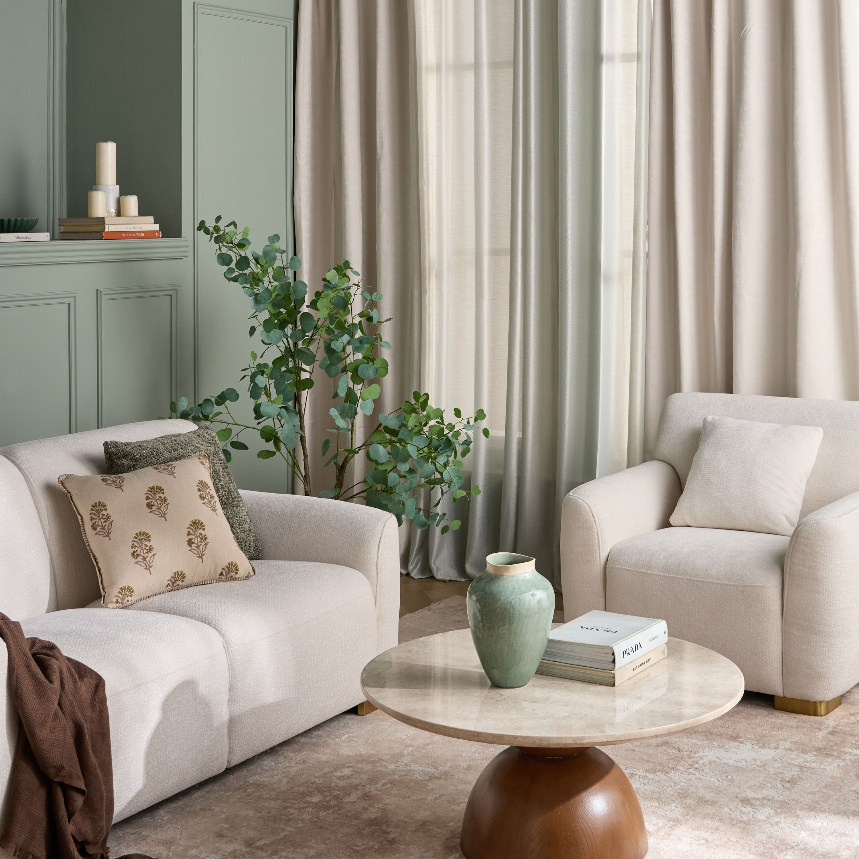 Amani 2-Piece Sheer Curtain Set - 135x300 cm-household-windows-curtains-image-4
