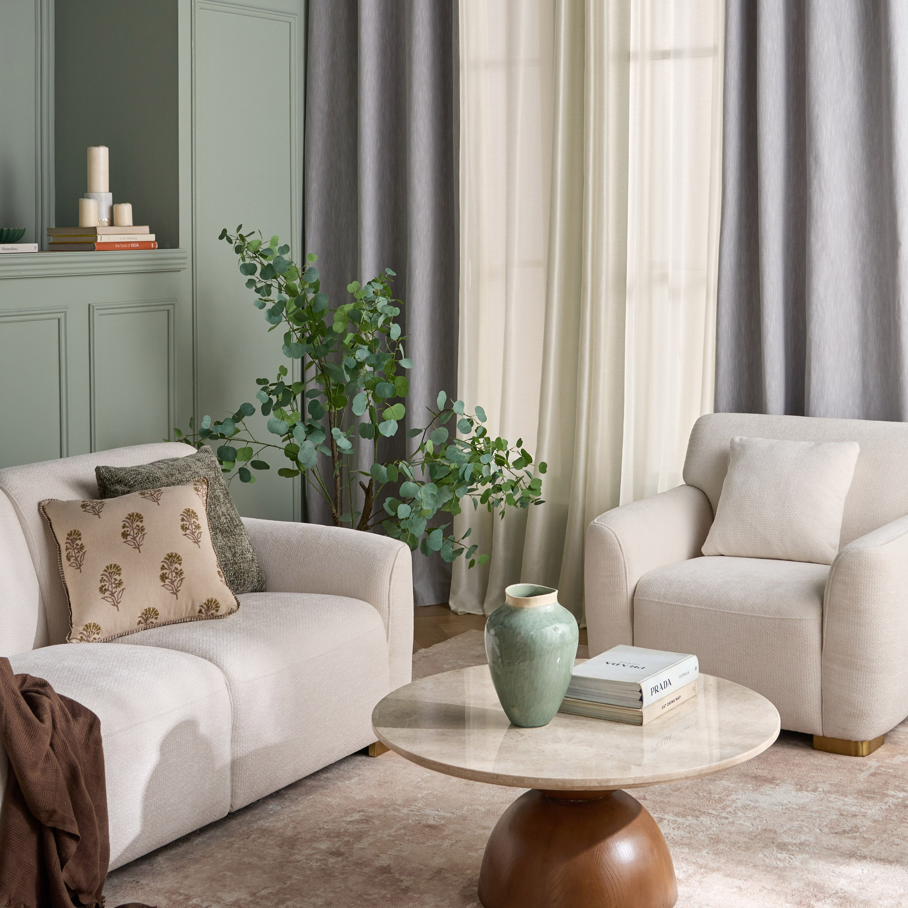 Amani 2-Piece Sheer Curtain Set - 135x300 cm-household-windows-curtains-image-4