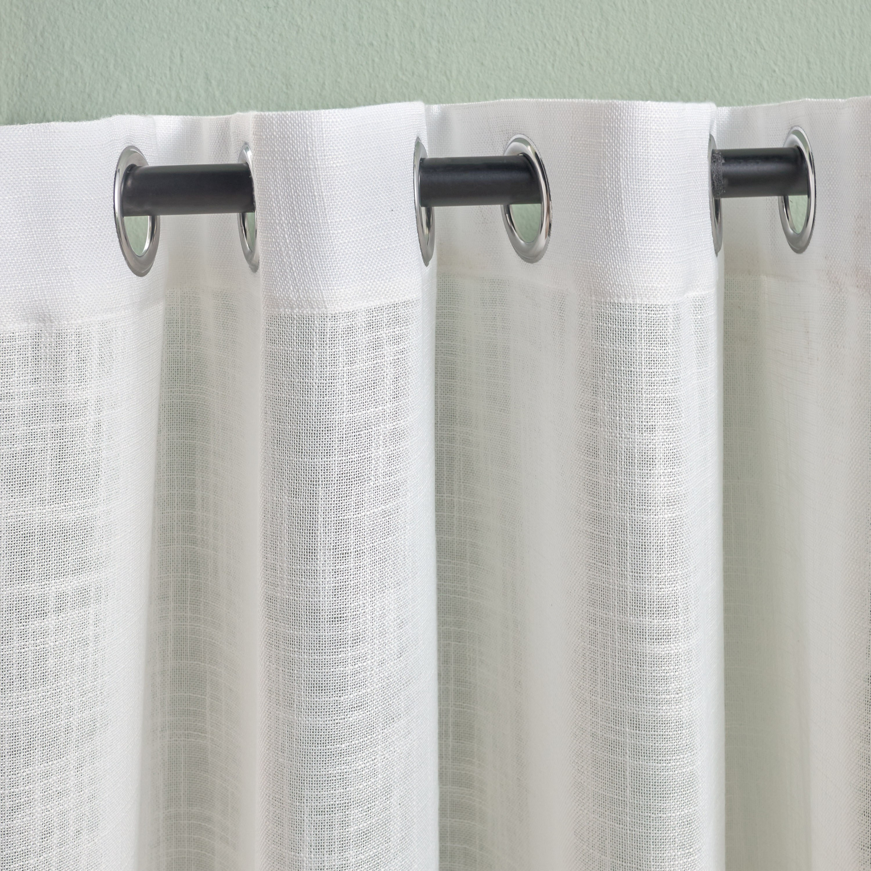 Roma 2-Piece Sheer Curtain Set - 135x240 cm-household-windows-curtains-image-2