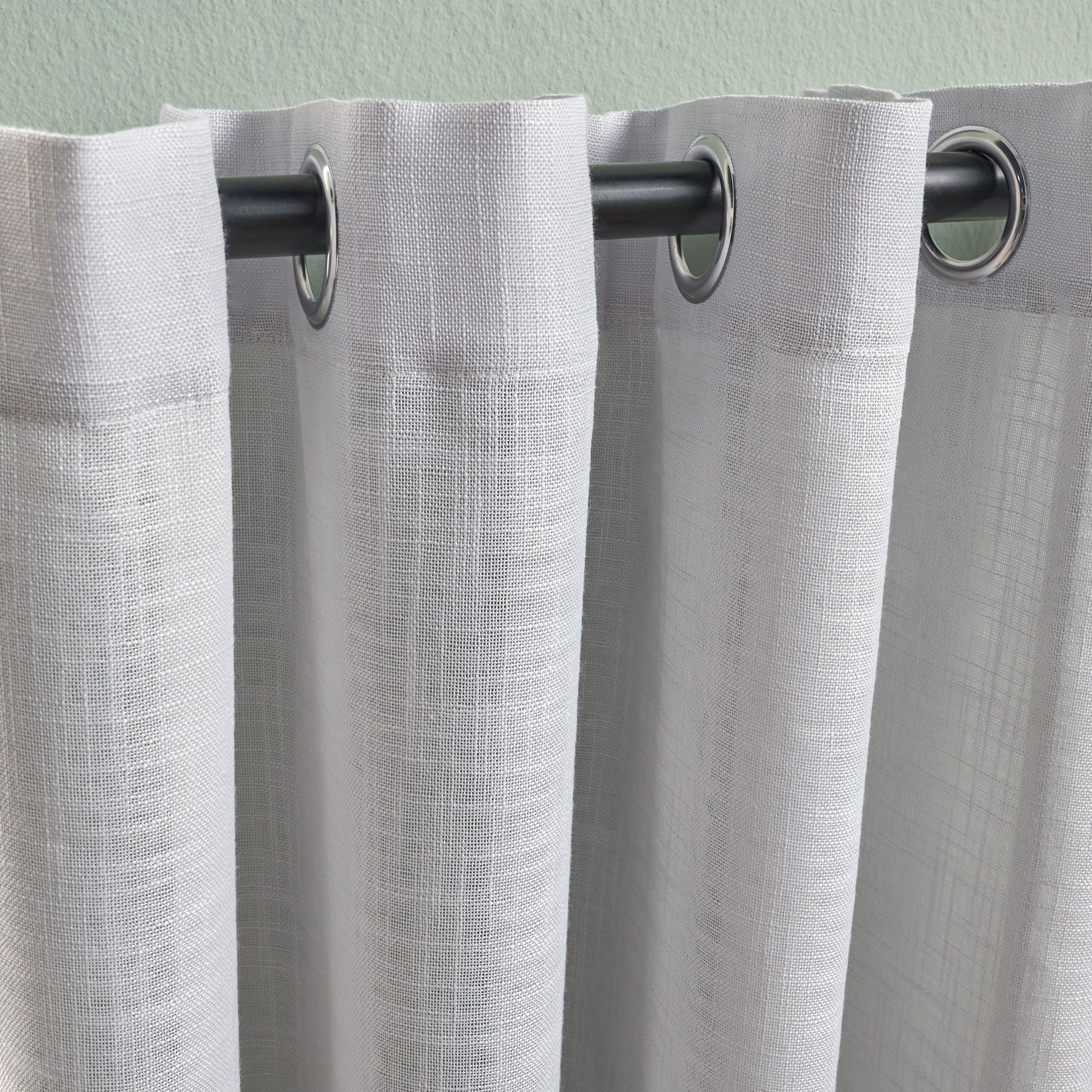 Roma 2-Piece Sheer Curtain Set - 135x300 cm-household-windows-curtains-image-2