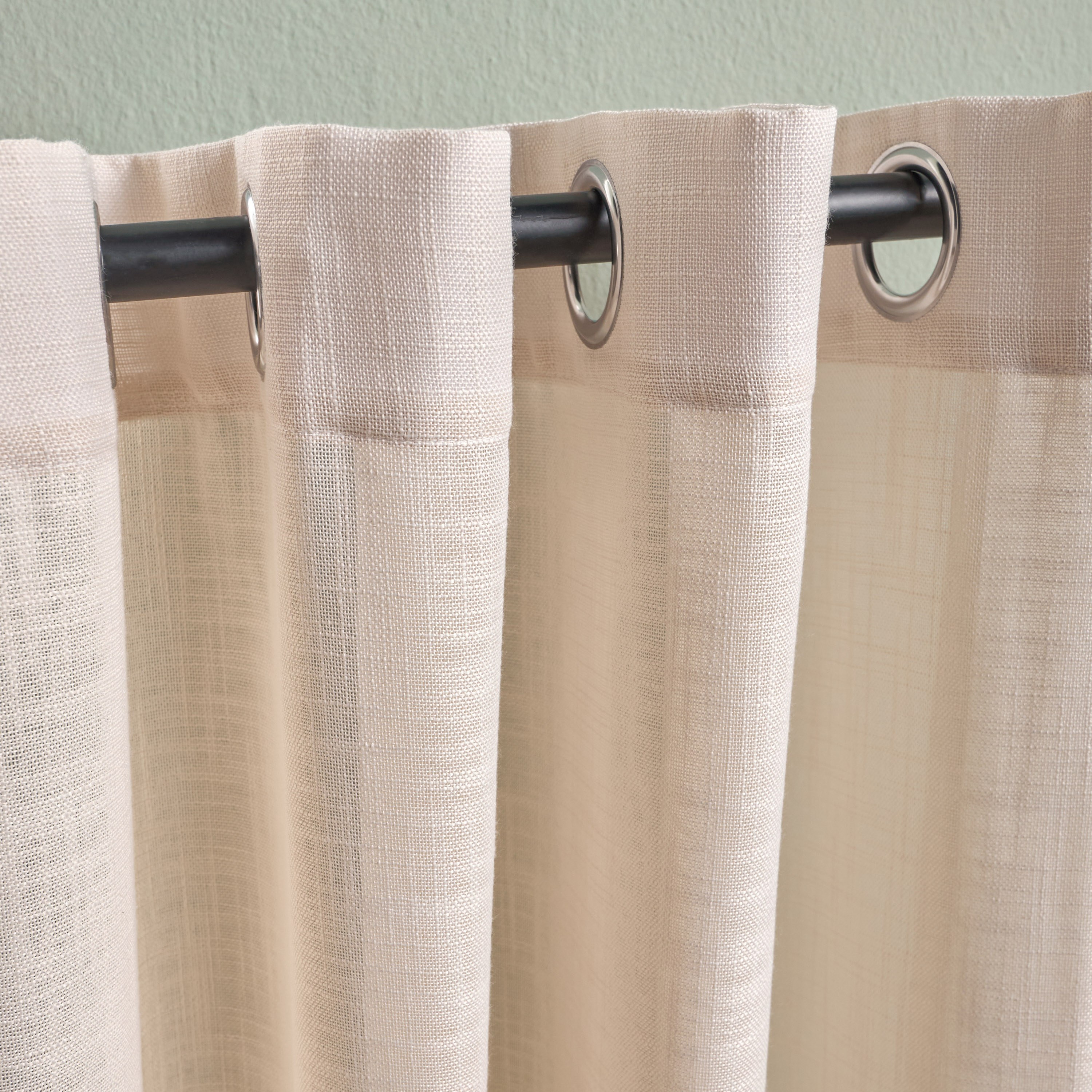 Roma 2-Piece Sheer Curtain Set - 135x240 cm-household-windows-curtains-image-2