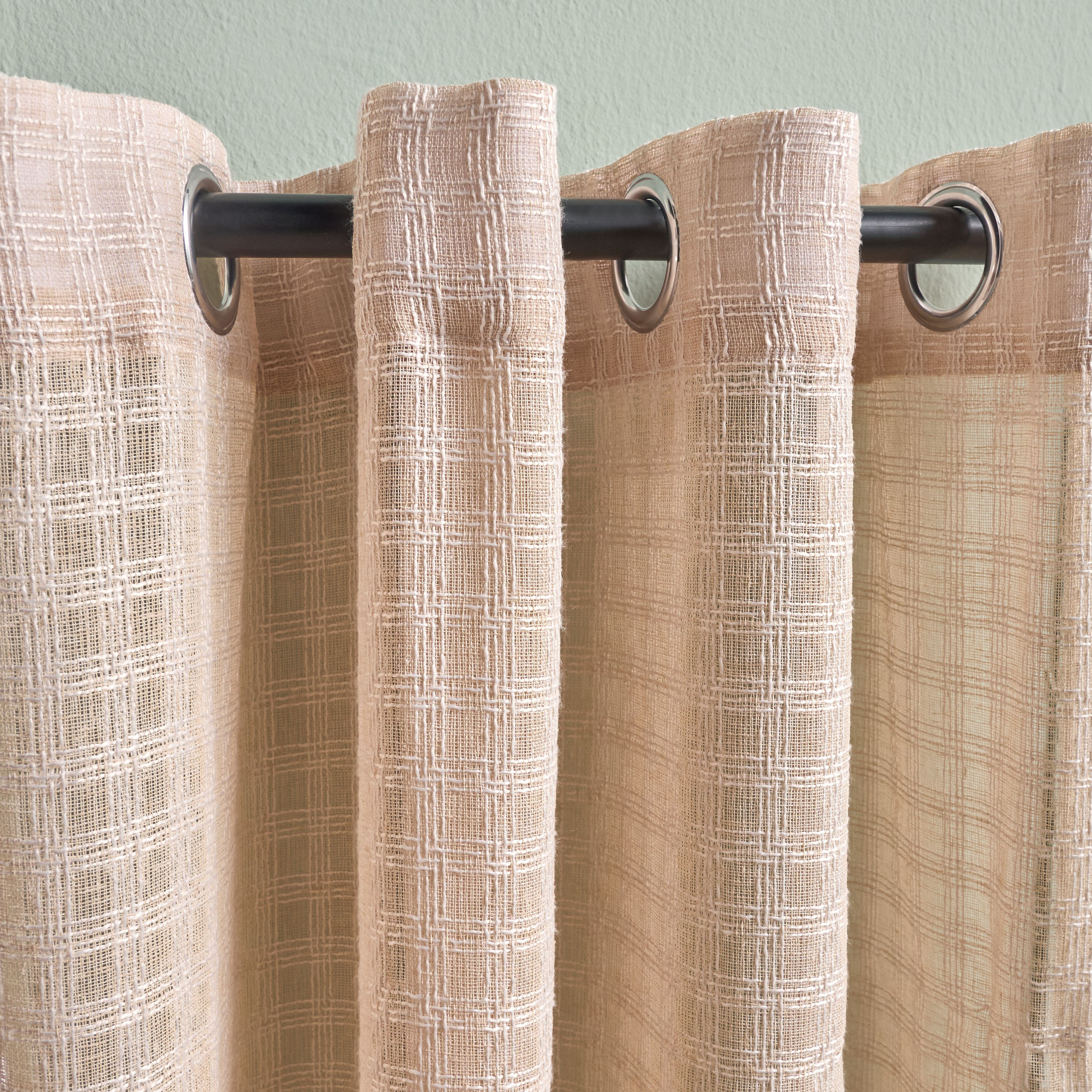 Sera 2-Piece Sheer Curtain Set - 135x240 cm-household-windows-curtains-image-2