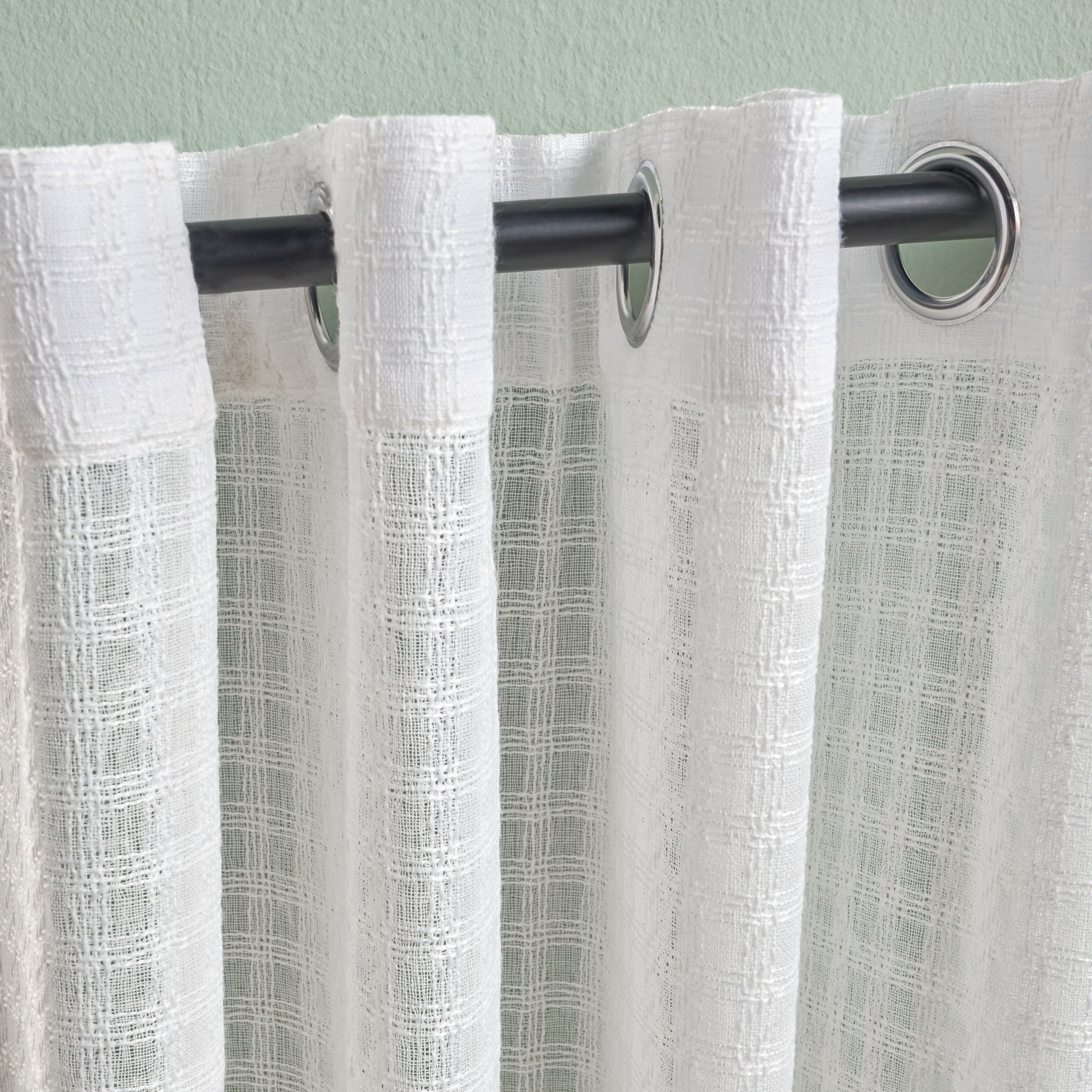 Sera 2-Piece Sheer Curtain Set - 135x300 cm-household-windows-curtains-image-2