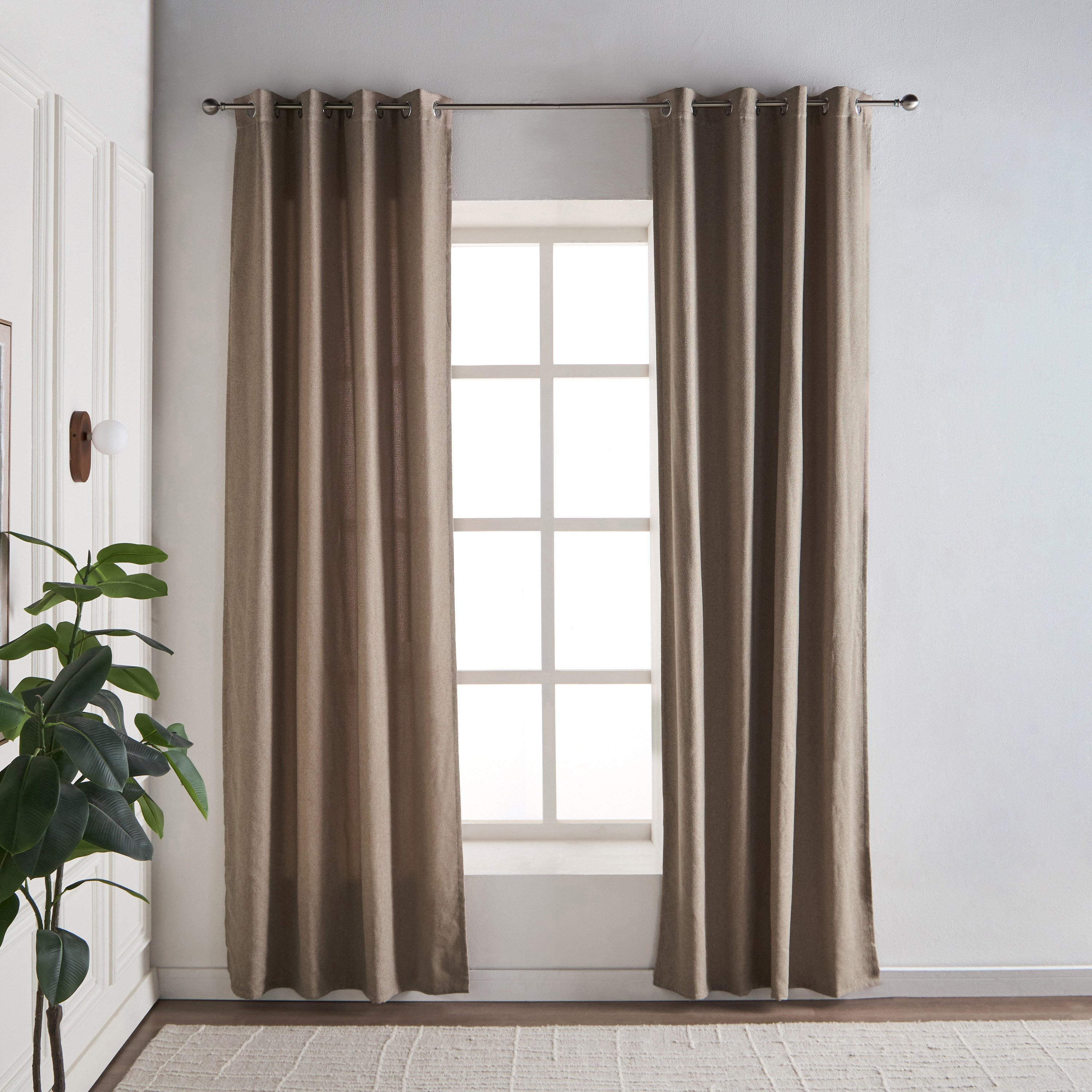 Elda 2-Piece Curtain Set - 135x300 cm-household-windows-curtains-image-1