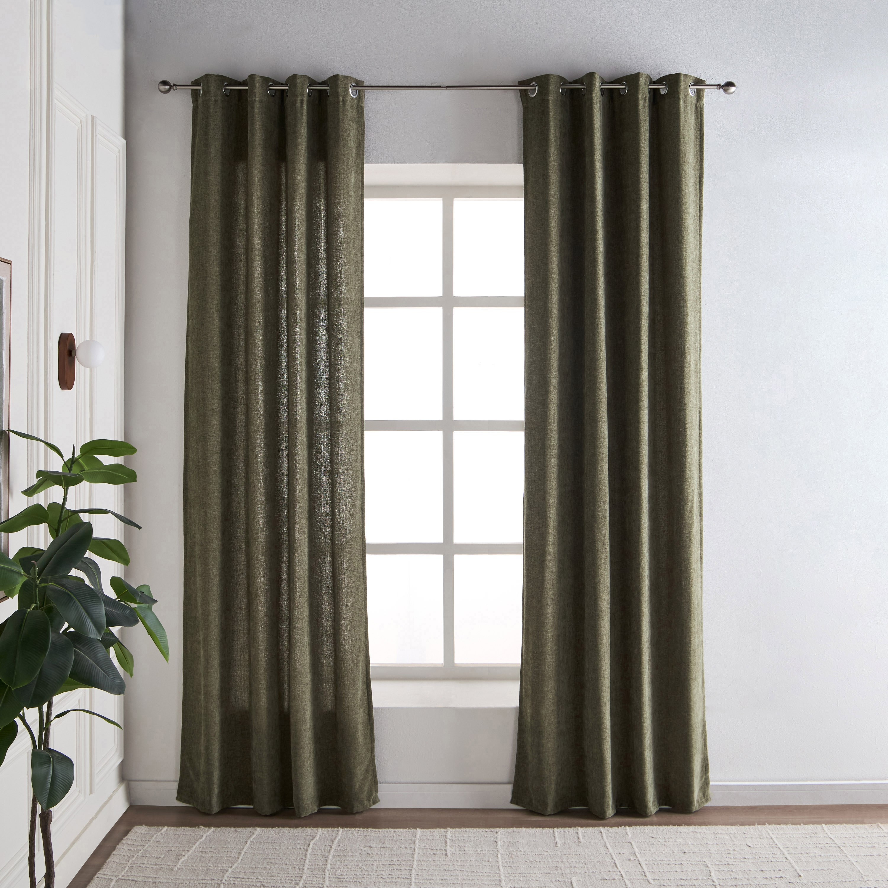 Elda 2-Piece Curtain Set - 135x240 cm-household-windows-curtains-image-1