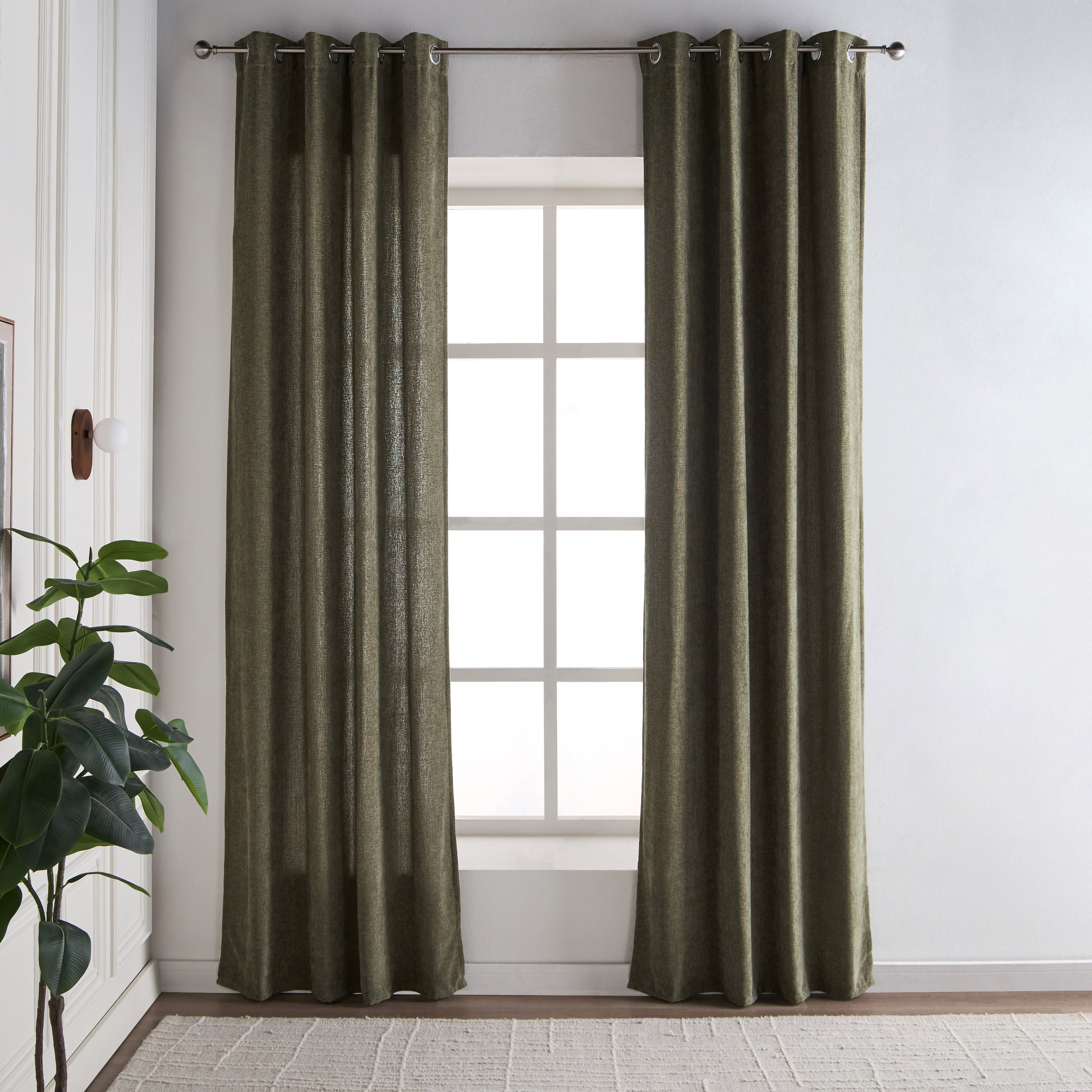 طقم ستائر قطعتين 135x300 سم - إلدا-household-windows-curtains-image-1