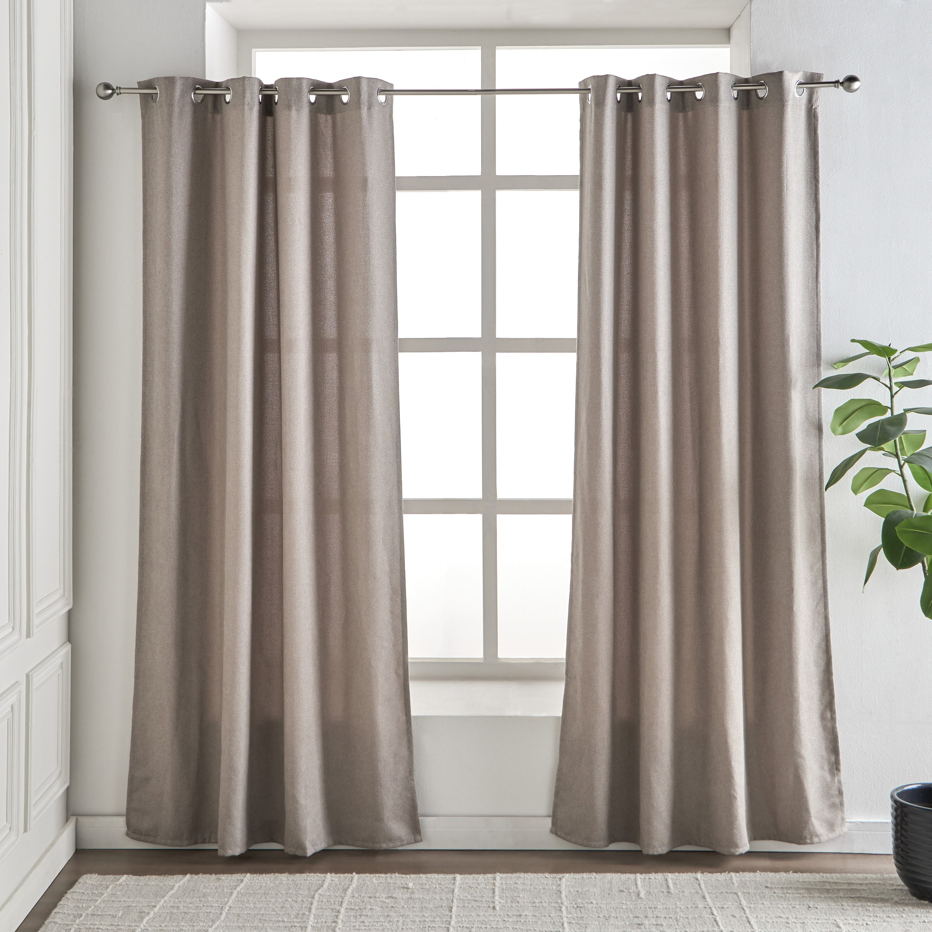 Elda 2-Piece Curtain Set - 135x240 cm-household-windows-curtains-image-1