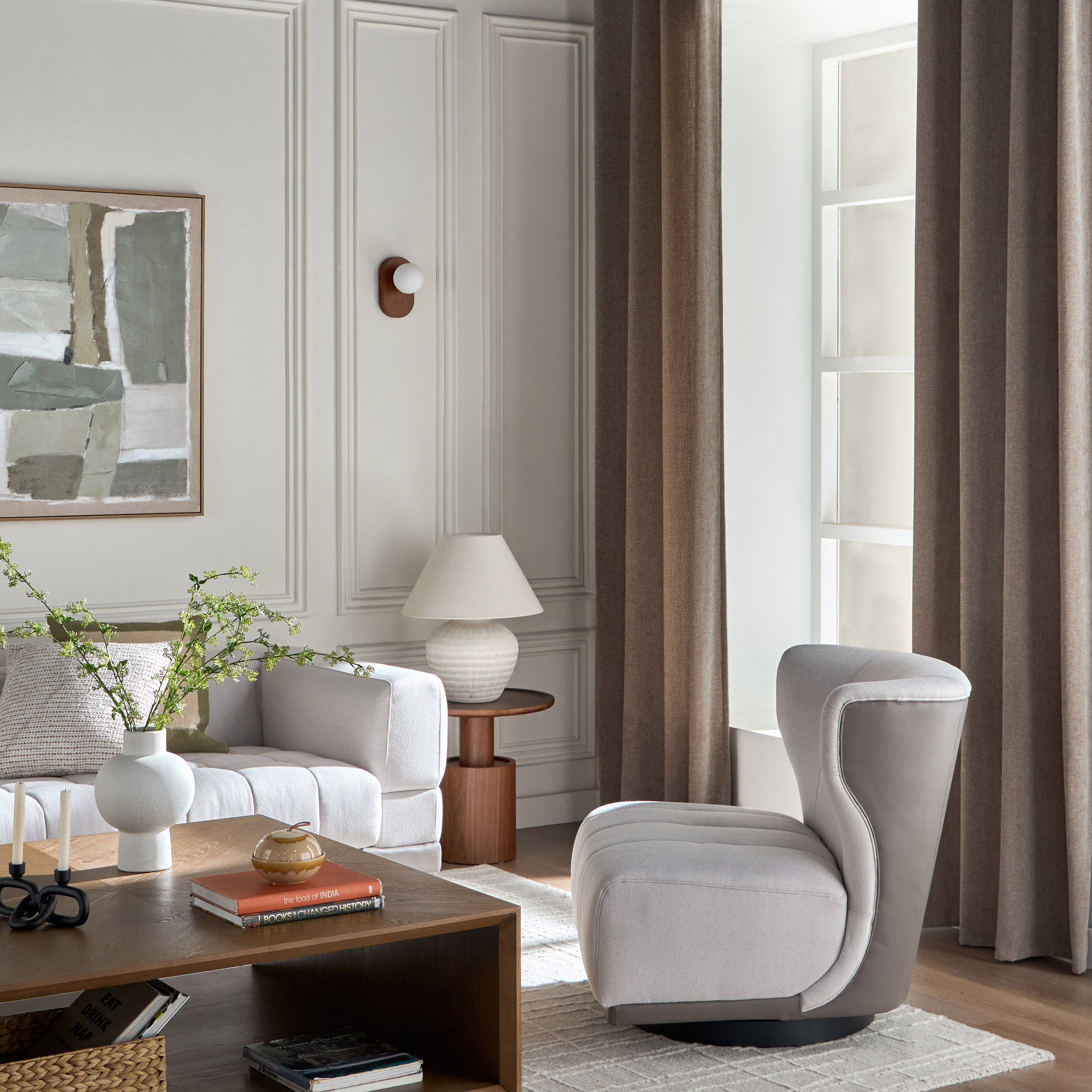 Avila 2-Piece Curtain Set - 135x240 cm-household-windows-curtains-image-4