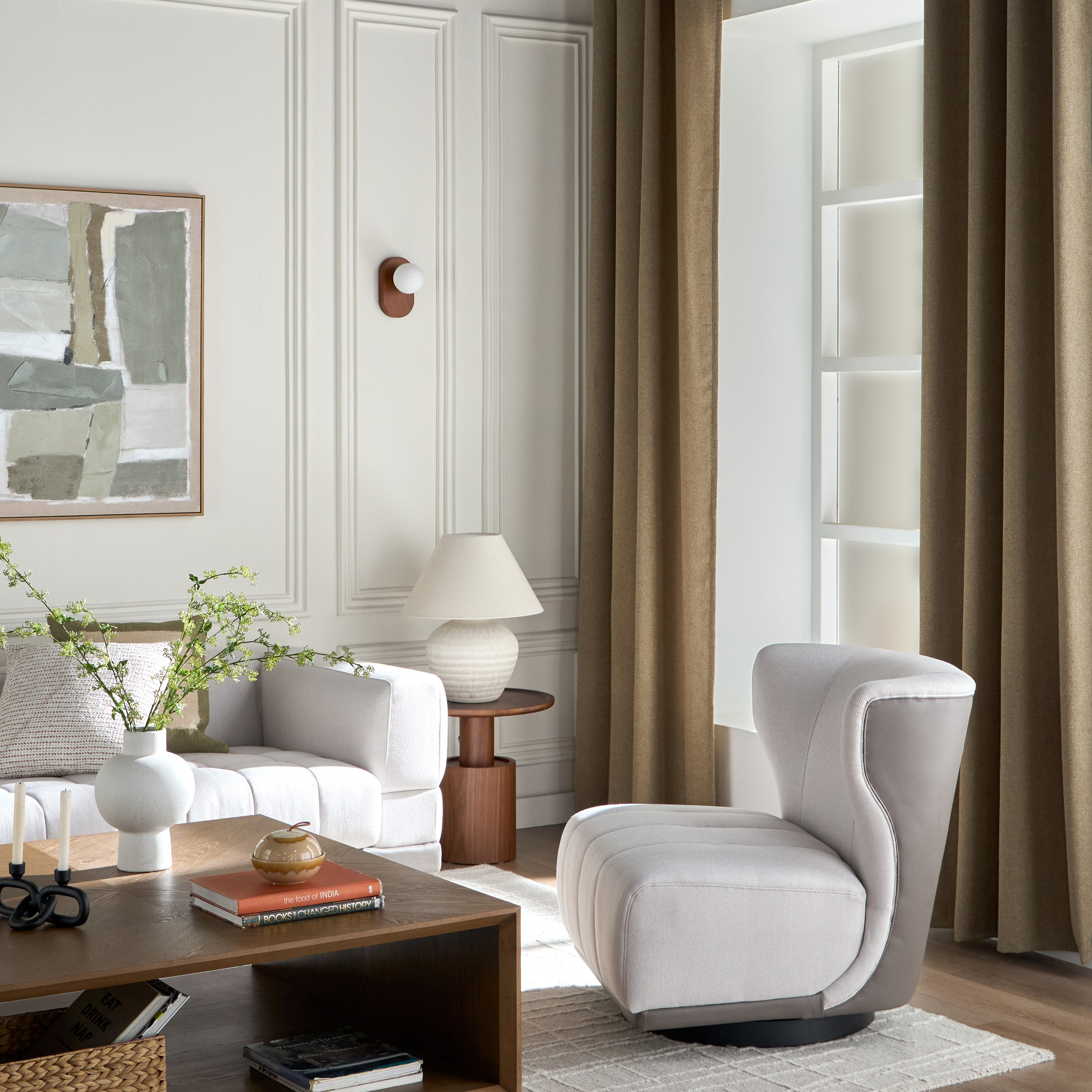 Avila 2-Piece Curtain Set - 135x300 cm-household-windows-curtains-image-4