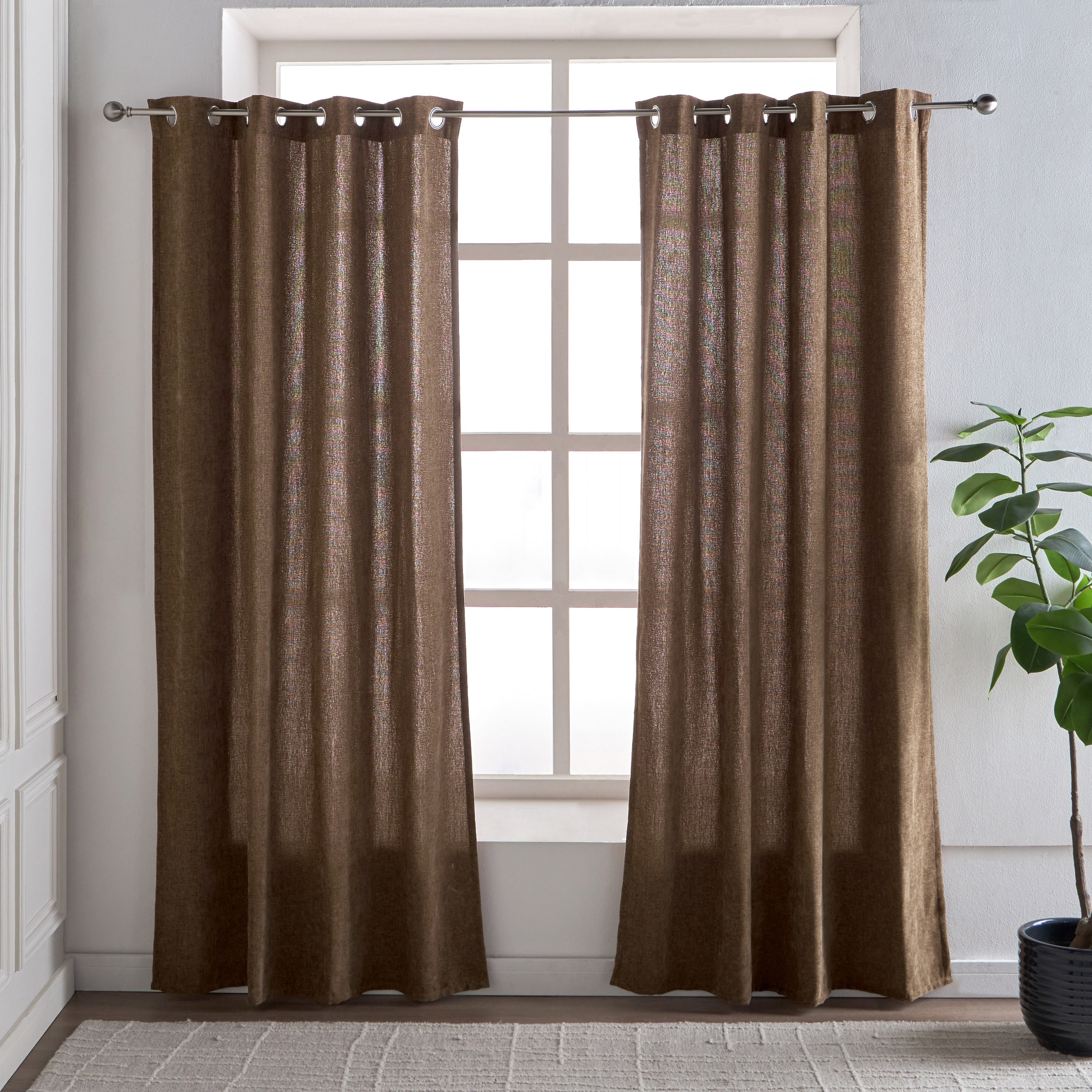 Avila 2-Piece Curtain Set - 135x240 cm-household-windows-curtains-image-1