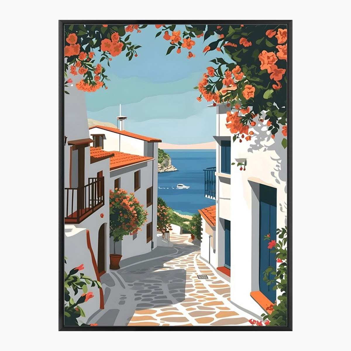 طقم لوحات كانفاس بإطار 4 قطع من إيفاندر - 30x40 سم-household-walldecorandmirrors-wallart-image-4