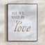 Loveism Framed Canvas Wall Art - 40x50 cm-household-walldecorandmirrors-wallart-image-1