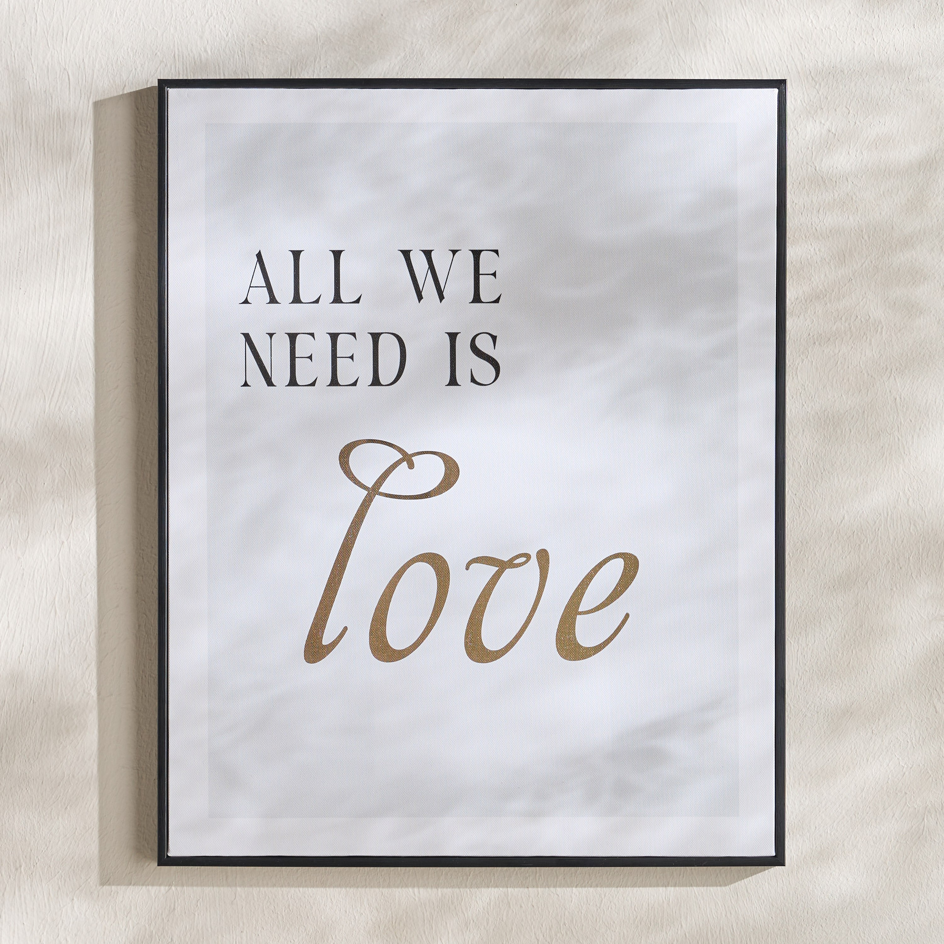 Loveism Framed Canvas Wall Art - 40x50 cm