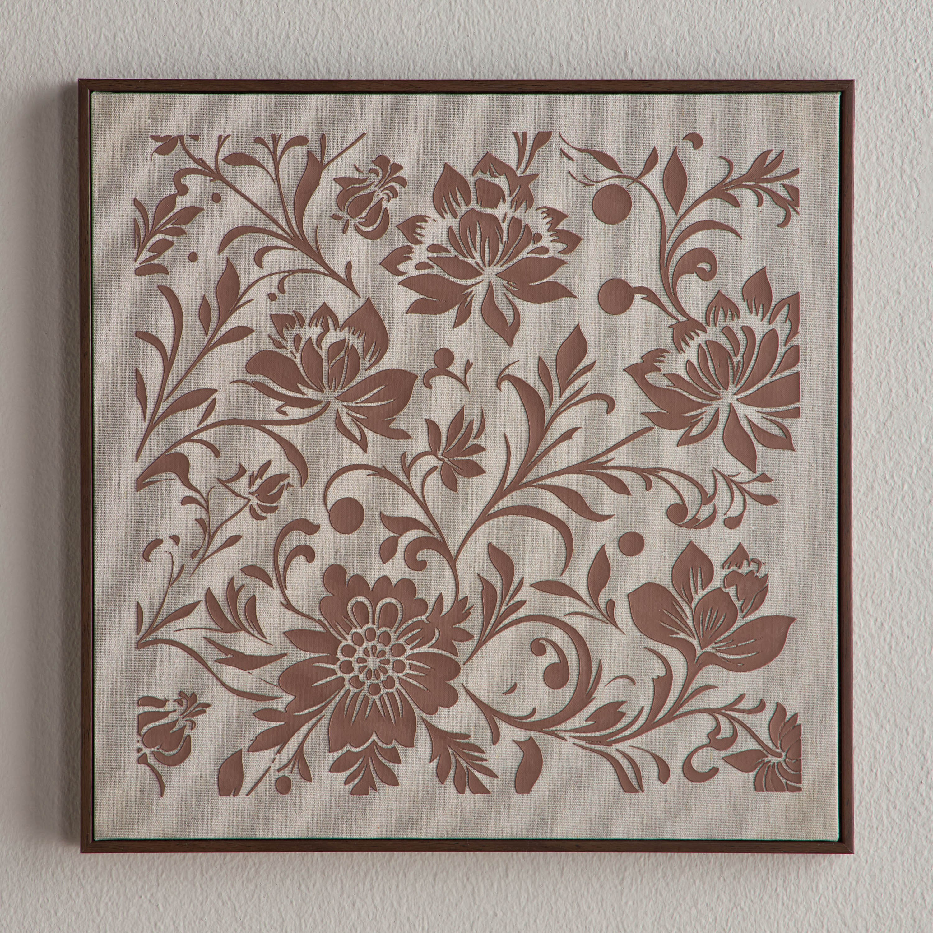Callista Framed Canvas Wall Art - 40x40 cm