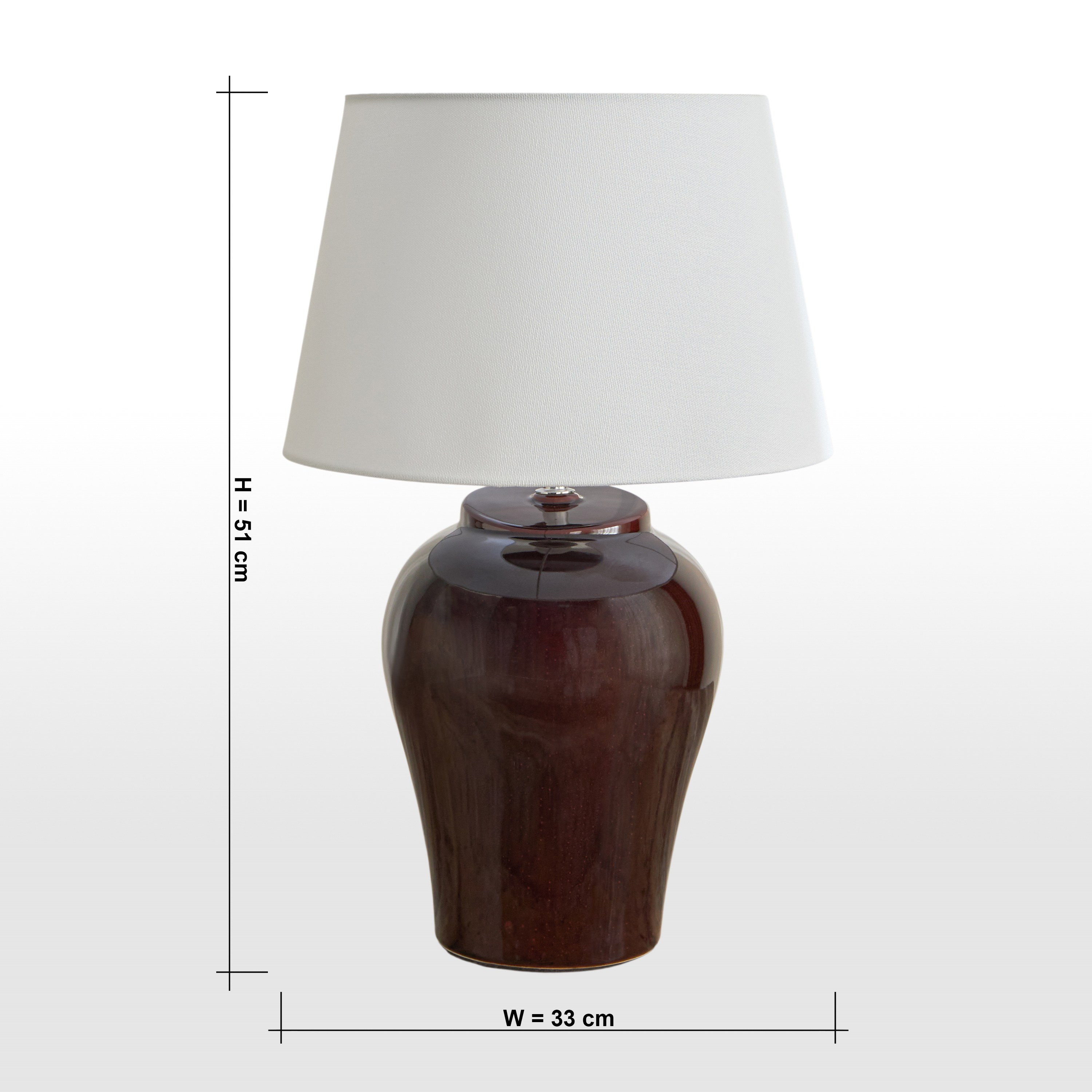 Ophira Ceramic Table Lamp - 51 cm-household-lighting-tableanddesklamps-image-6