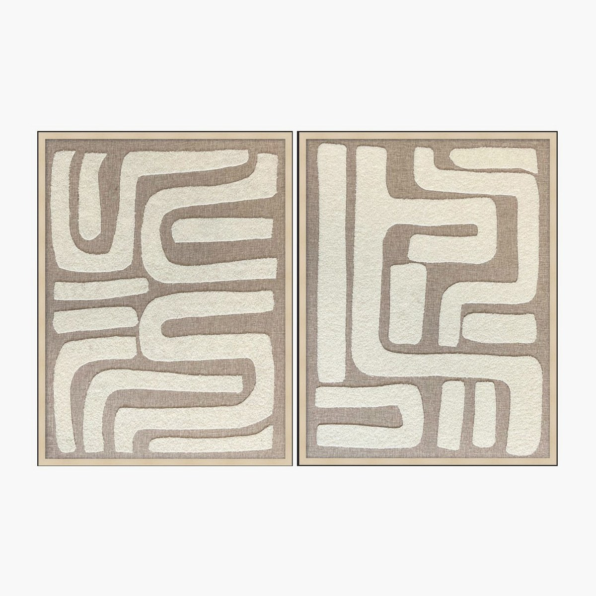 Dimitri 2-Piece Framed Canvas Wall Art Set - 120x80 cm-household-walldecorandmirrors-wallart-image-1