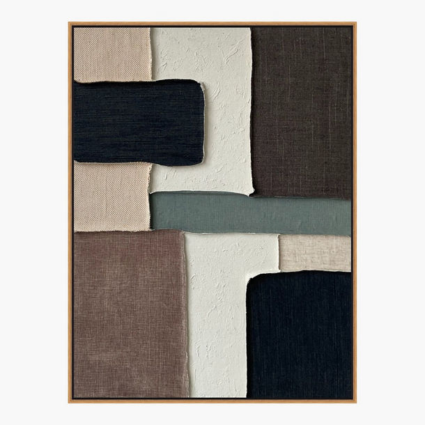 زينة حائط كانفاس مؤطرة - زين - 80x120 سم-household-walldecorandmirrors-image-1
