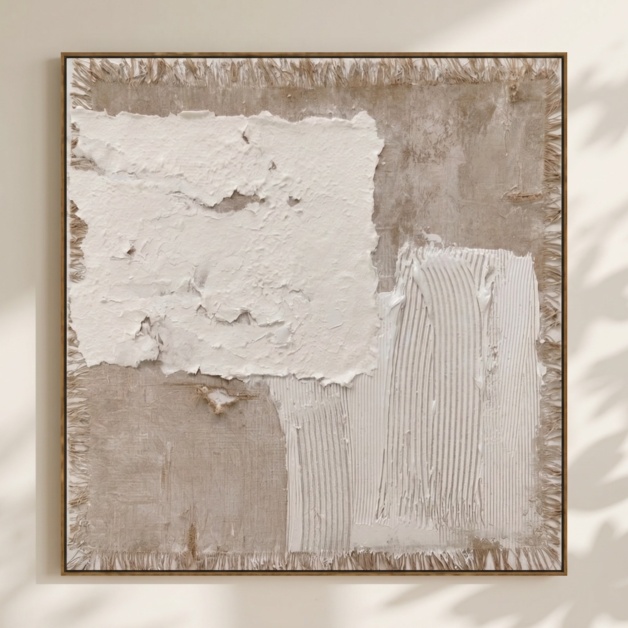 Panos Hand-painted Framed Canvas Wall Art - 100x100 cm-household-walldecorandmirrors-wallart-image-1