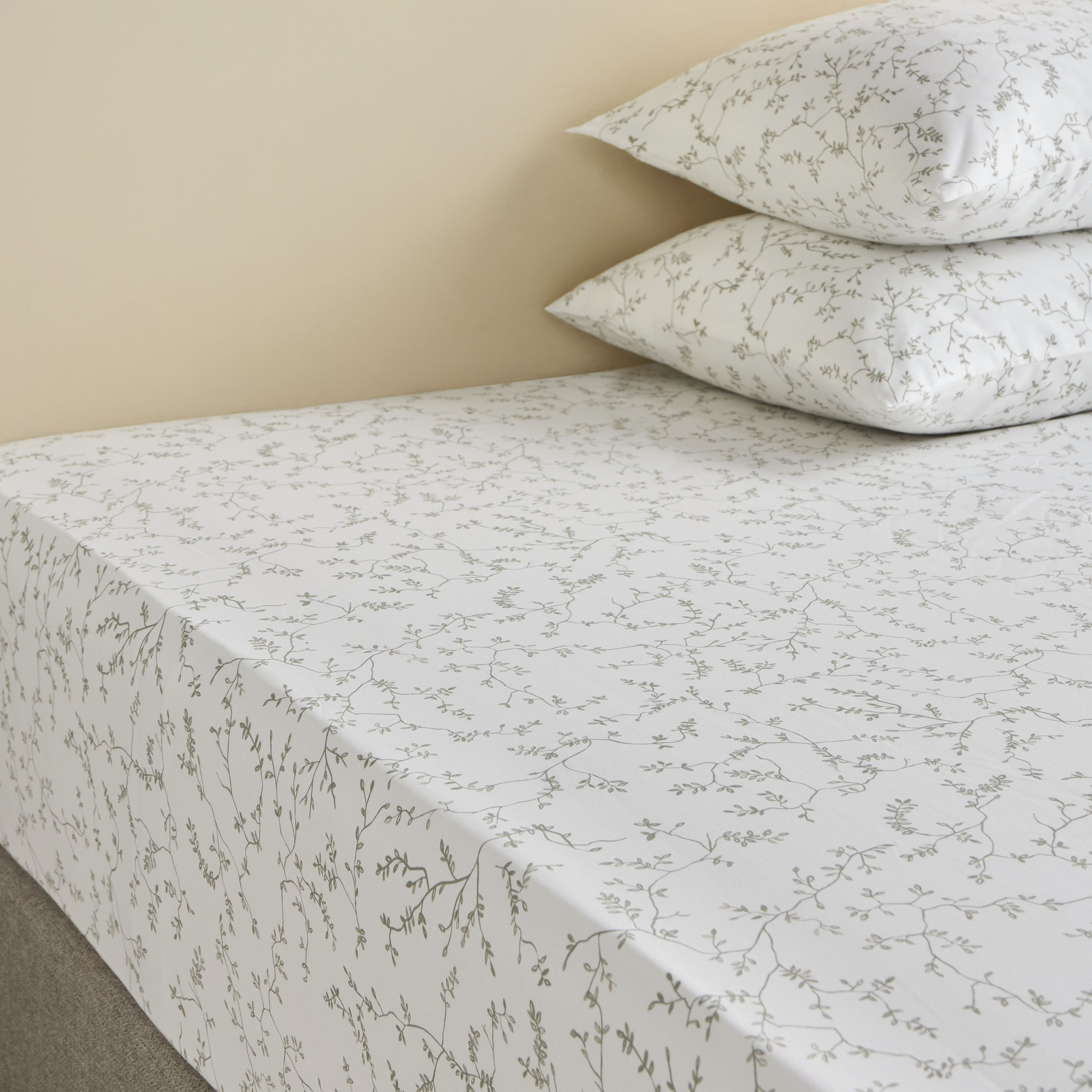 Amphora Super King Fitted Sheet - 200x205 cm-household-bedding-sheetsandpillowcases-fittedsheets-image-3