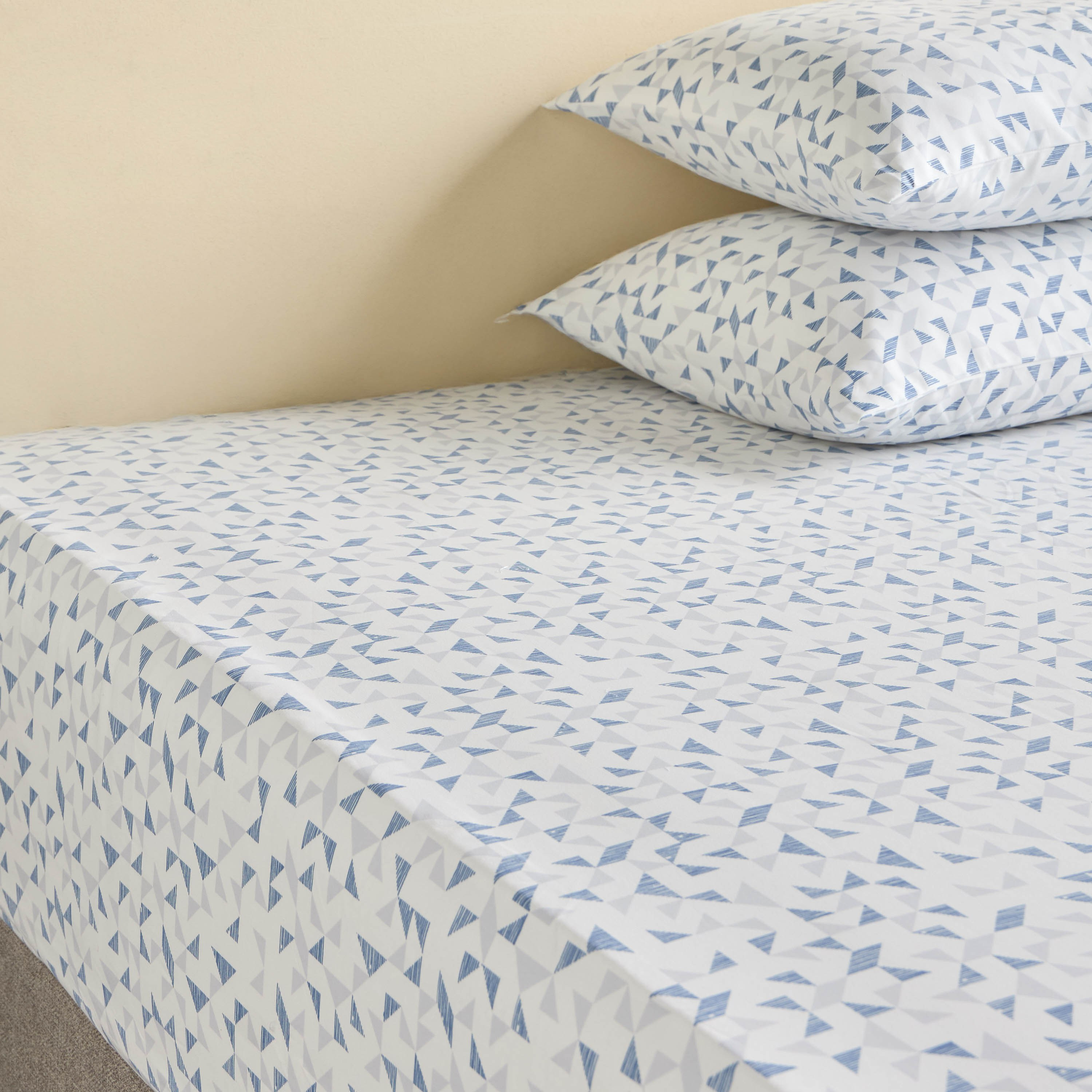 Amphora Super King Fitted Sheet - 200x205 cm-household-bedding-sheetsandpillowcases-fittedsheets-image-3