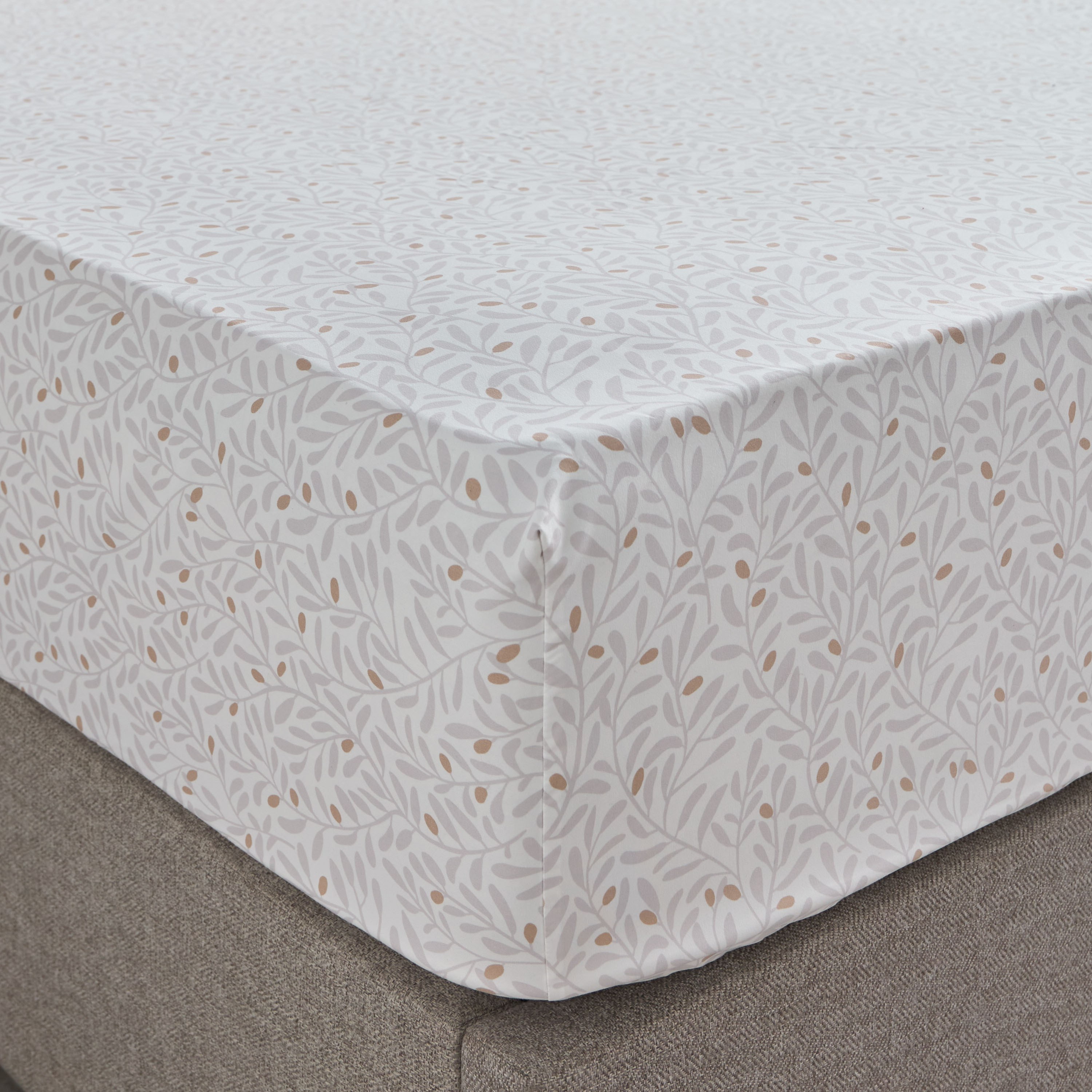 Amphora Super King Fitted Sheet - 200x205 cm-household-bedding-sheetsandpillowcases-fittedsheets-image-1