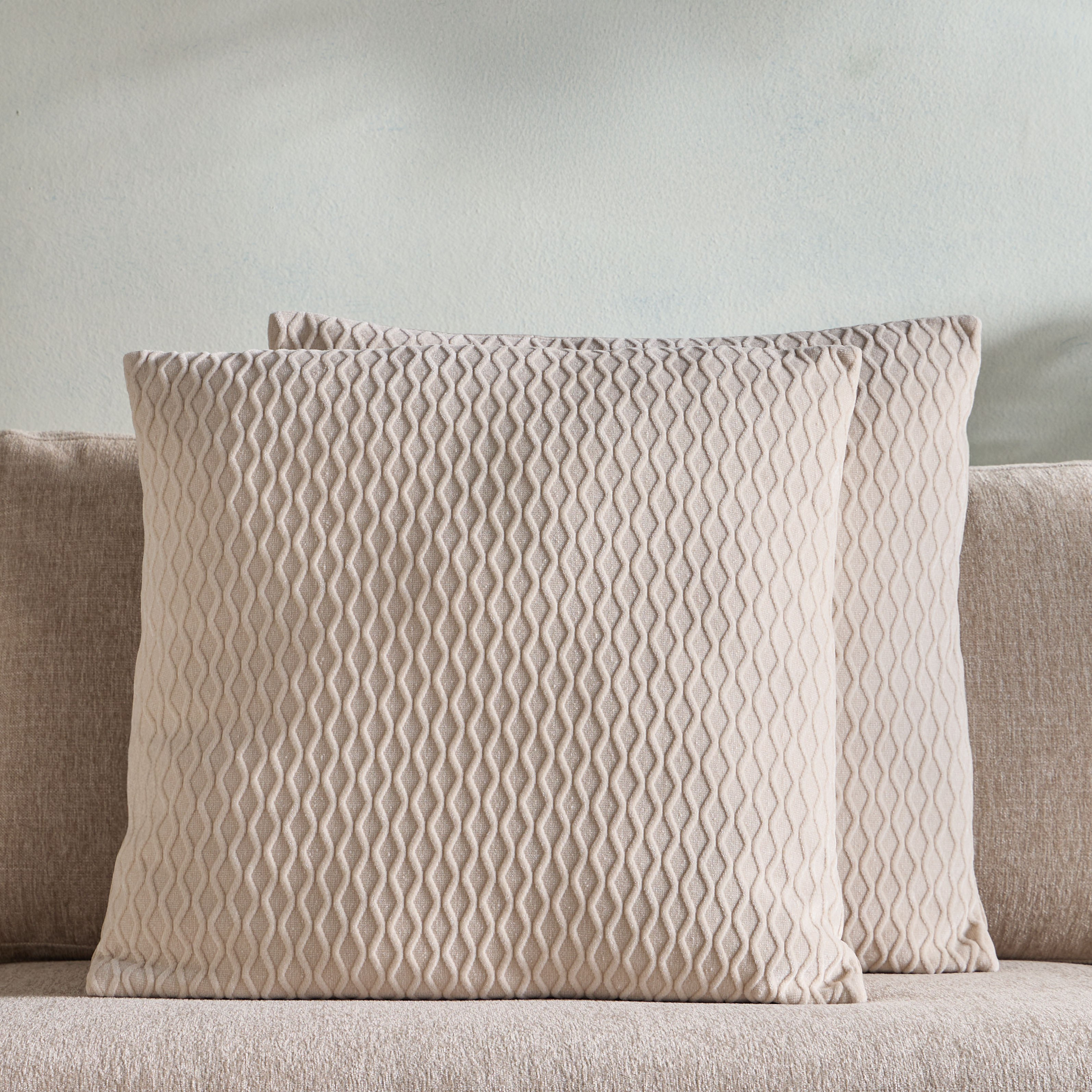Prism Jacquard 2-Piece Filled Cushion Set - 50x50 cm-household-cushionsandthrows-filledcushions-decorativecushions-image-1