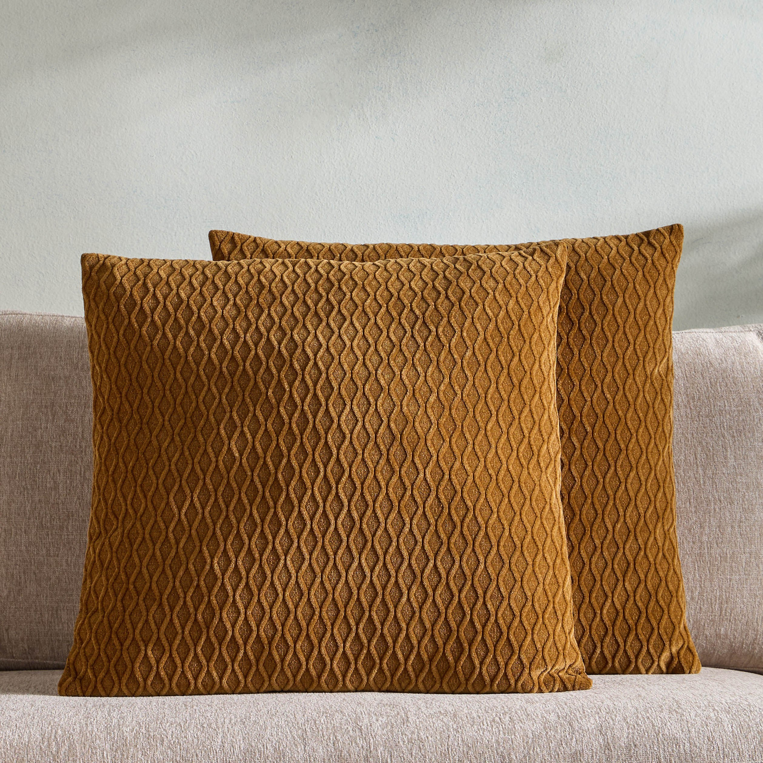 Prism Jacquard 2-Piece Filled Cushion Set - 50x50 cm-household-cushionsandthrows-filledcushions-decorativecushions-image-1