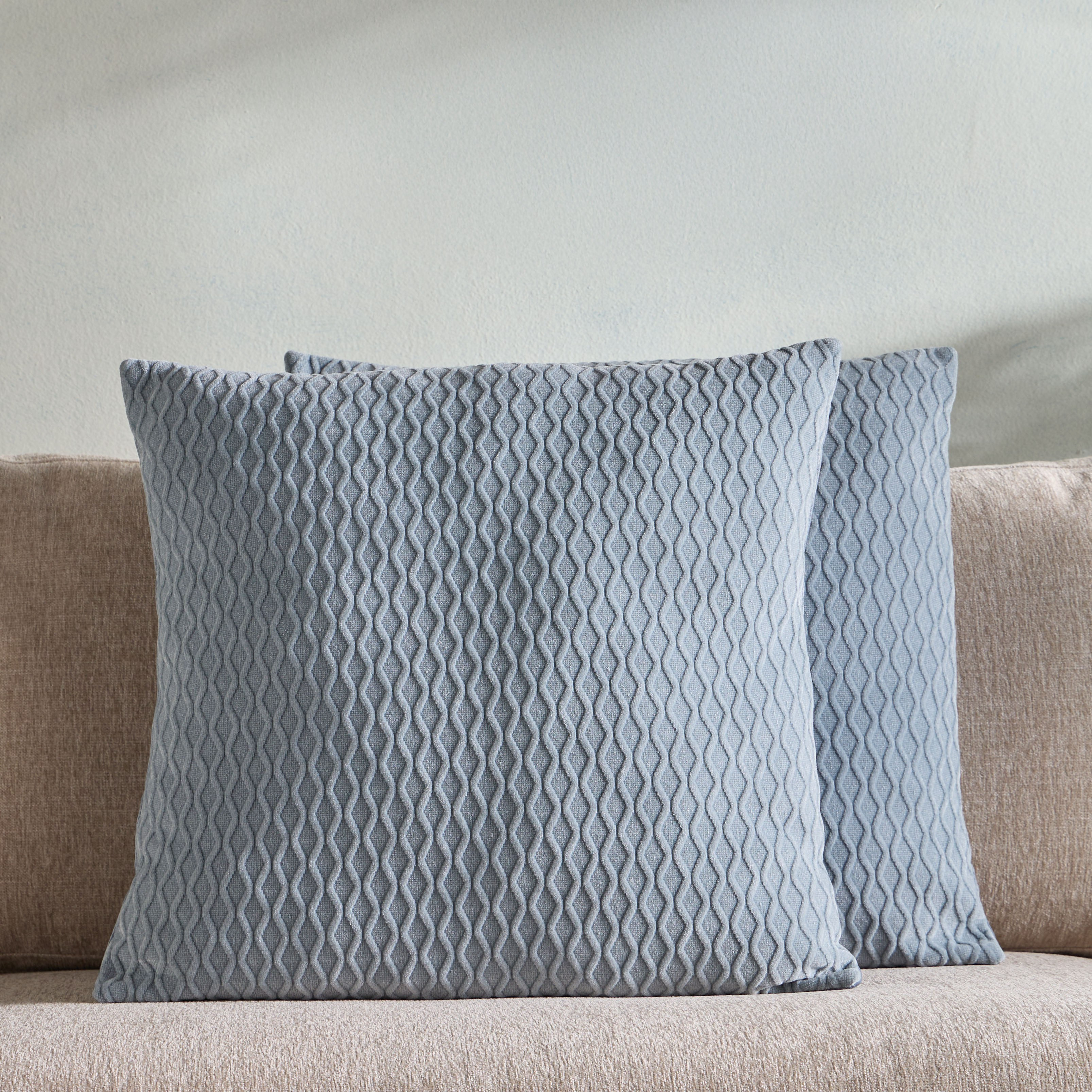 Prism Jacquard 2-Piece Filled Cushion Set - 50x50 cm-household-cushionsandthrows-filledcushions-decorativecushions-image-1