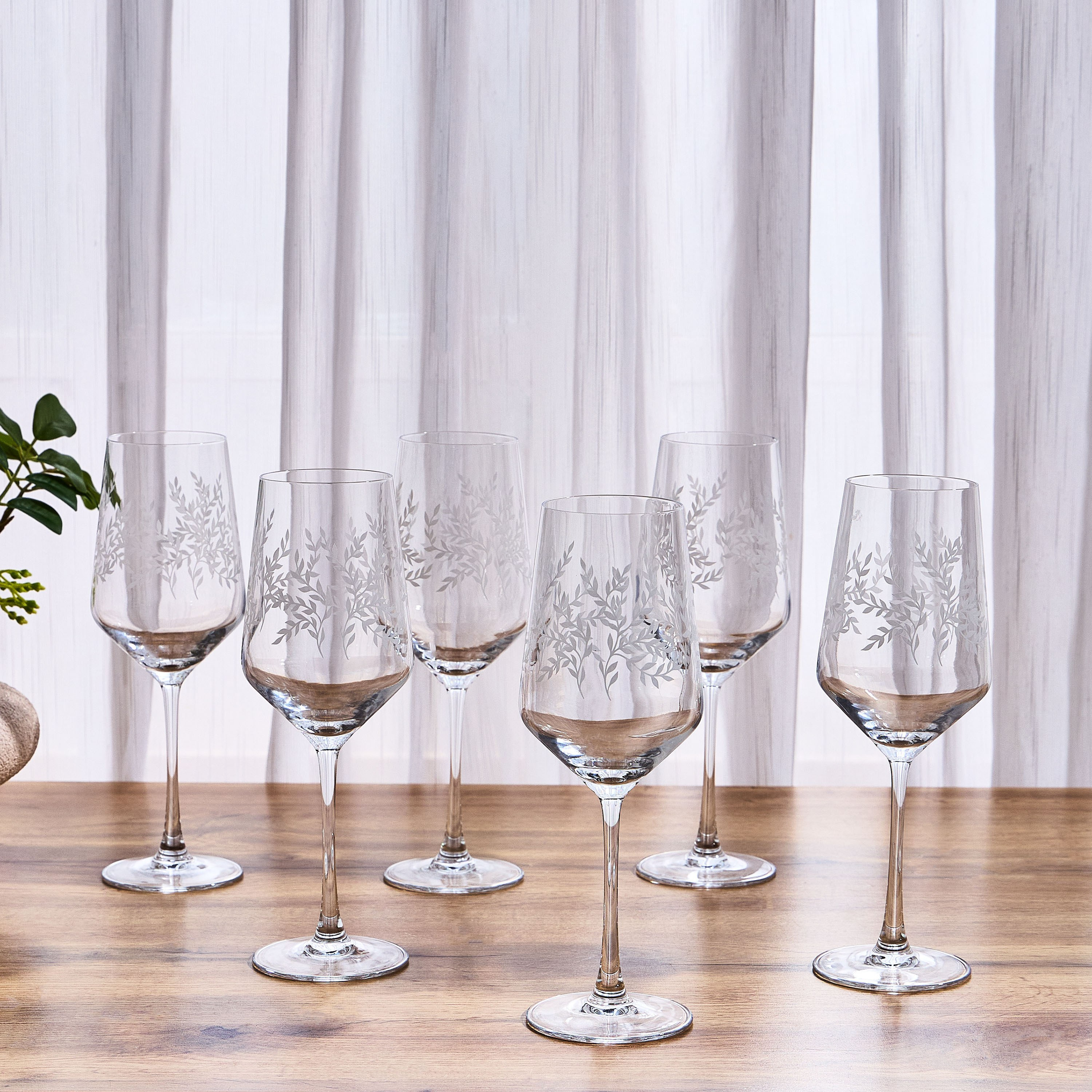 Sora 6-Piece Stem Glass Set - 400 ml