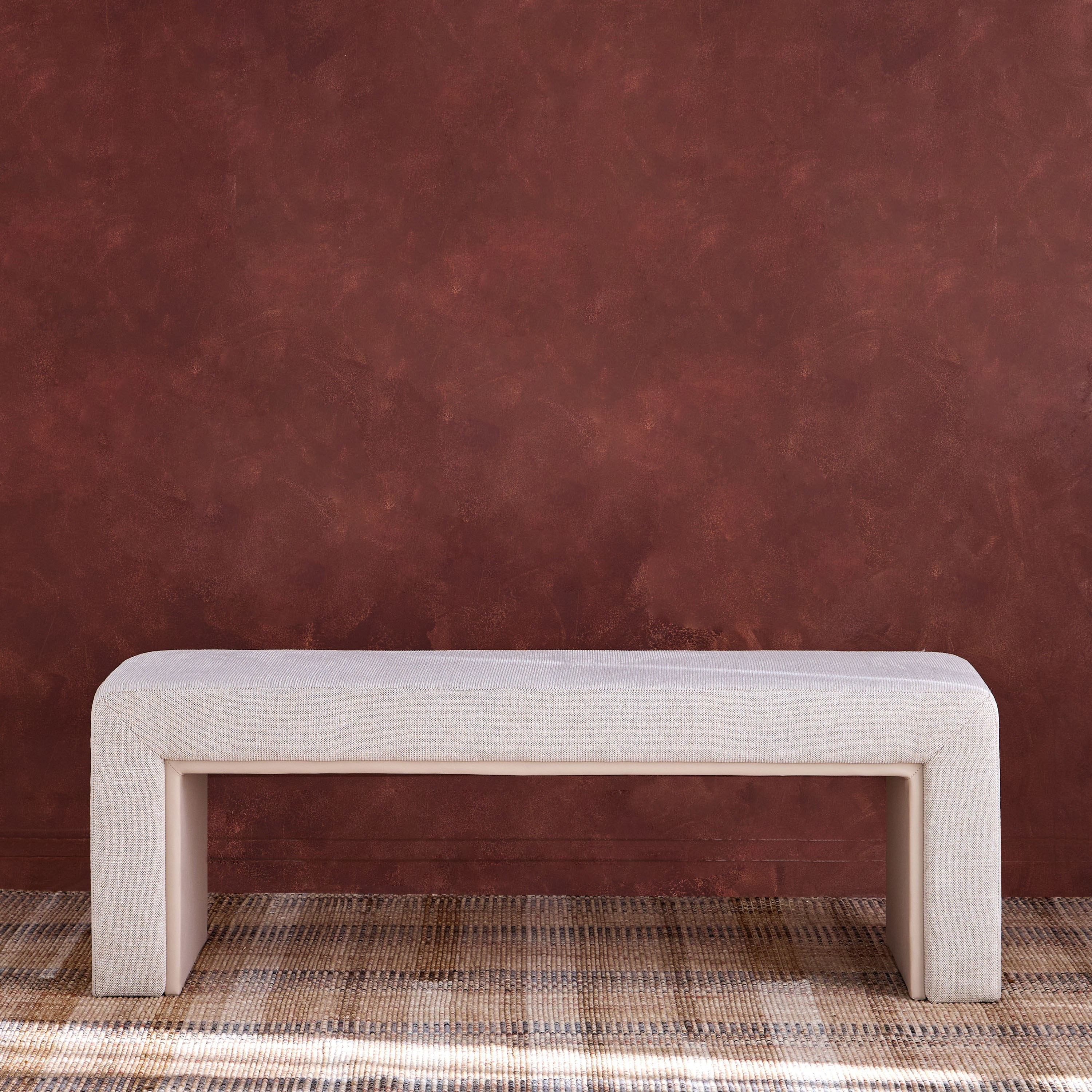 مقعد بنش قماش - سورا-furniture-bedroom-benches-image-2