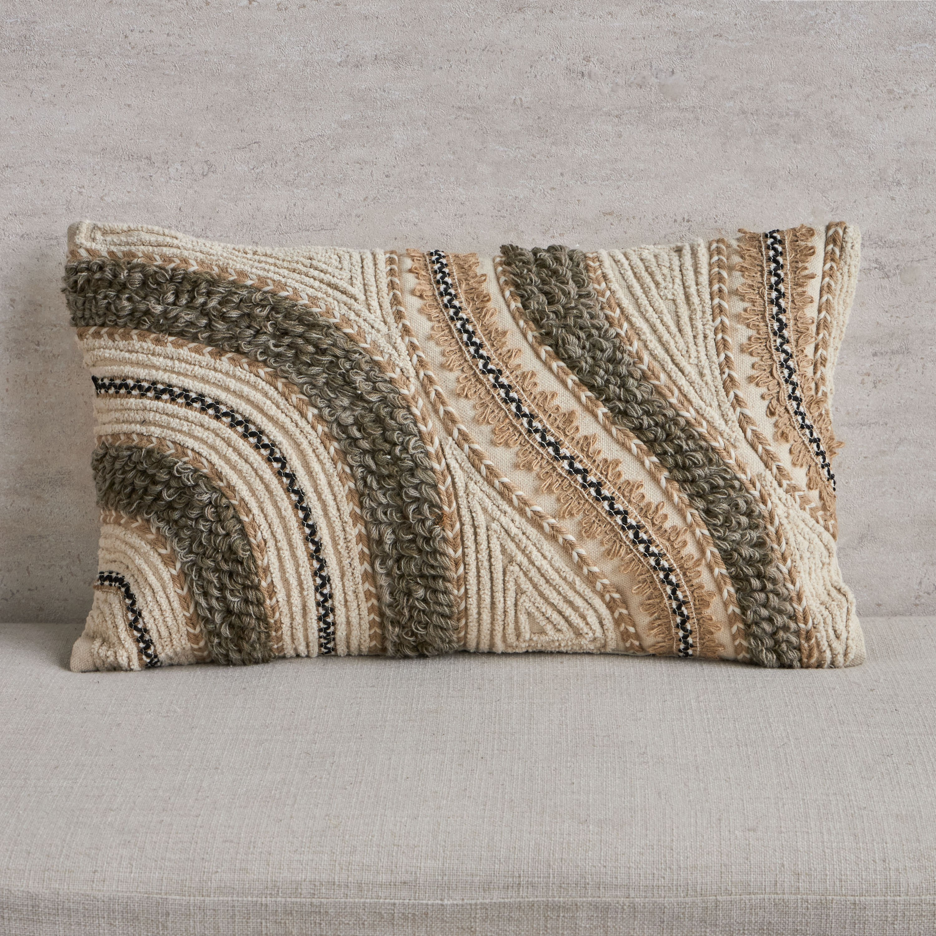 Folk Handmade Cushion Cover - 30x50 cm-household-cushionsandthrows-cushioncovers-image-1