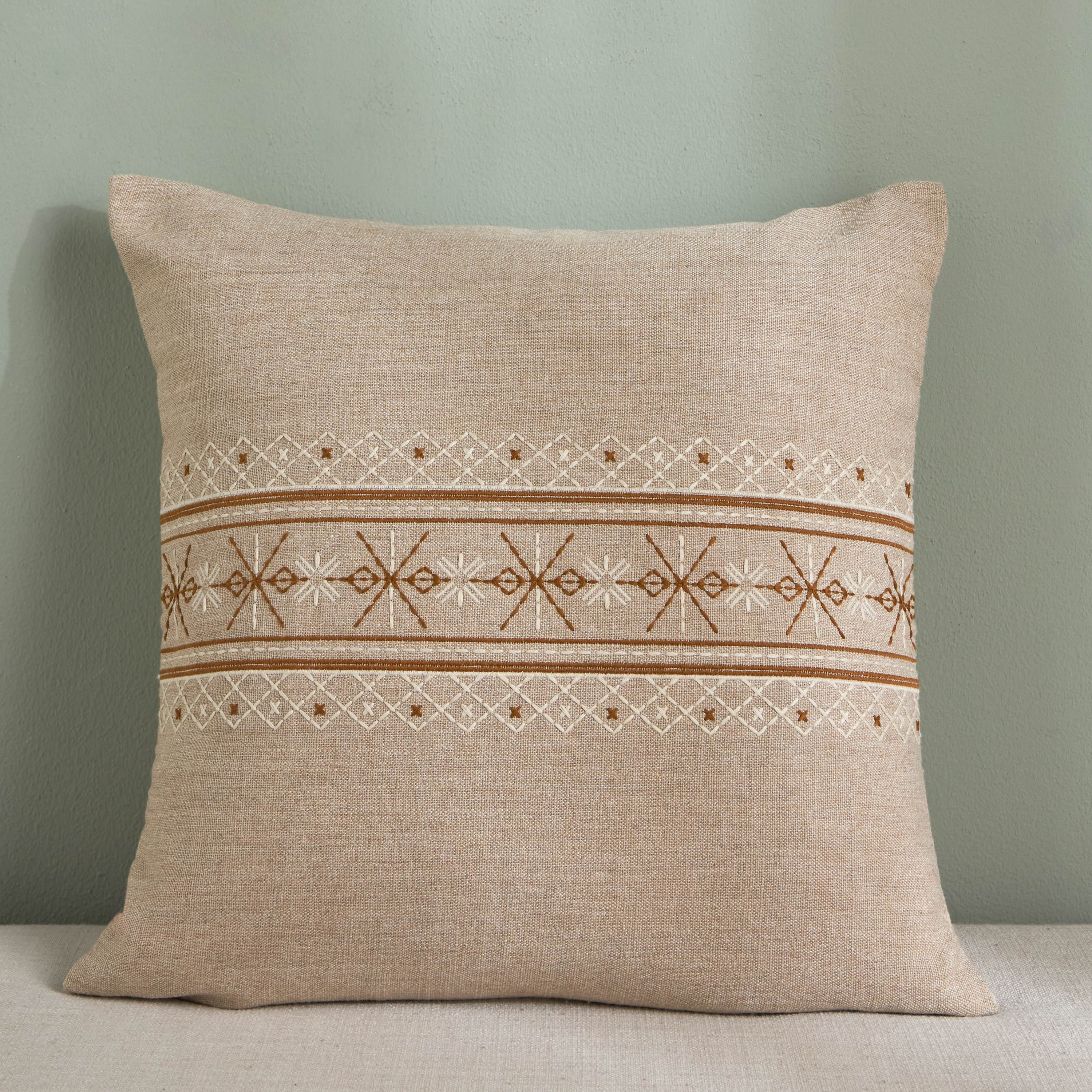 غطاء وسادة مطرز - تيرا - 50x50 سم-household-cushionsandthrows-cushioncovers-image-5