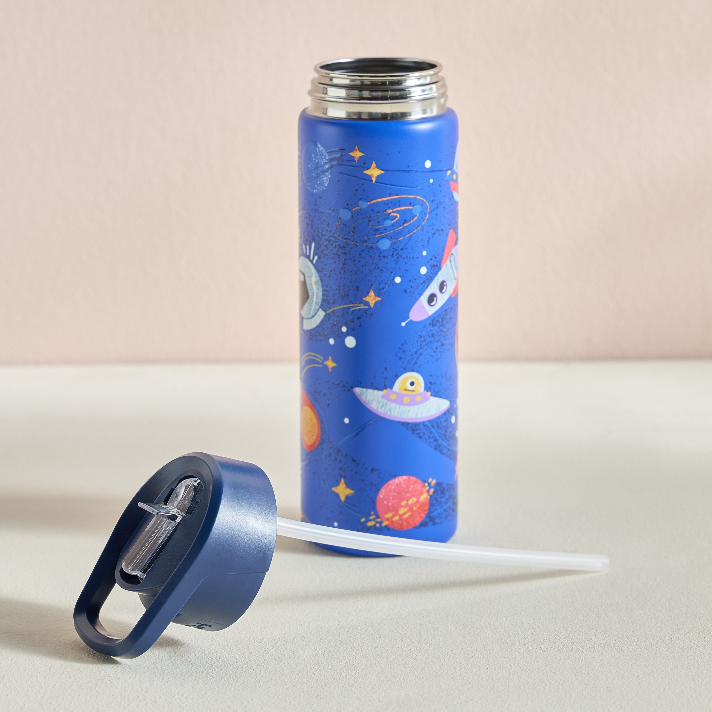 Space Stainless Steel Sipper Bottle - 750 ml-babyandkids-eatanddrink-waterbottles-image-2