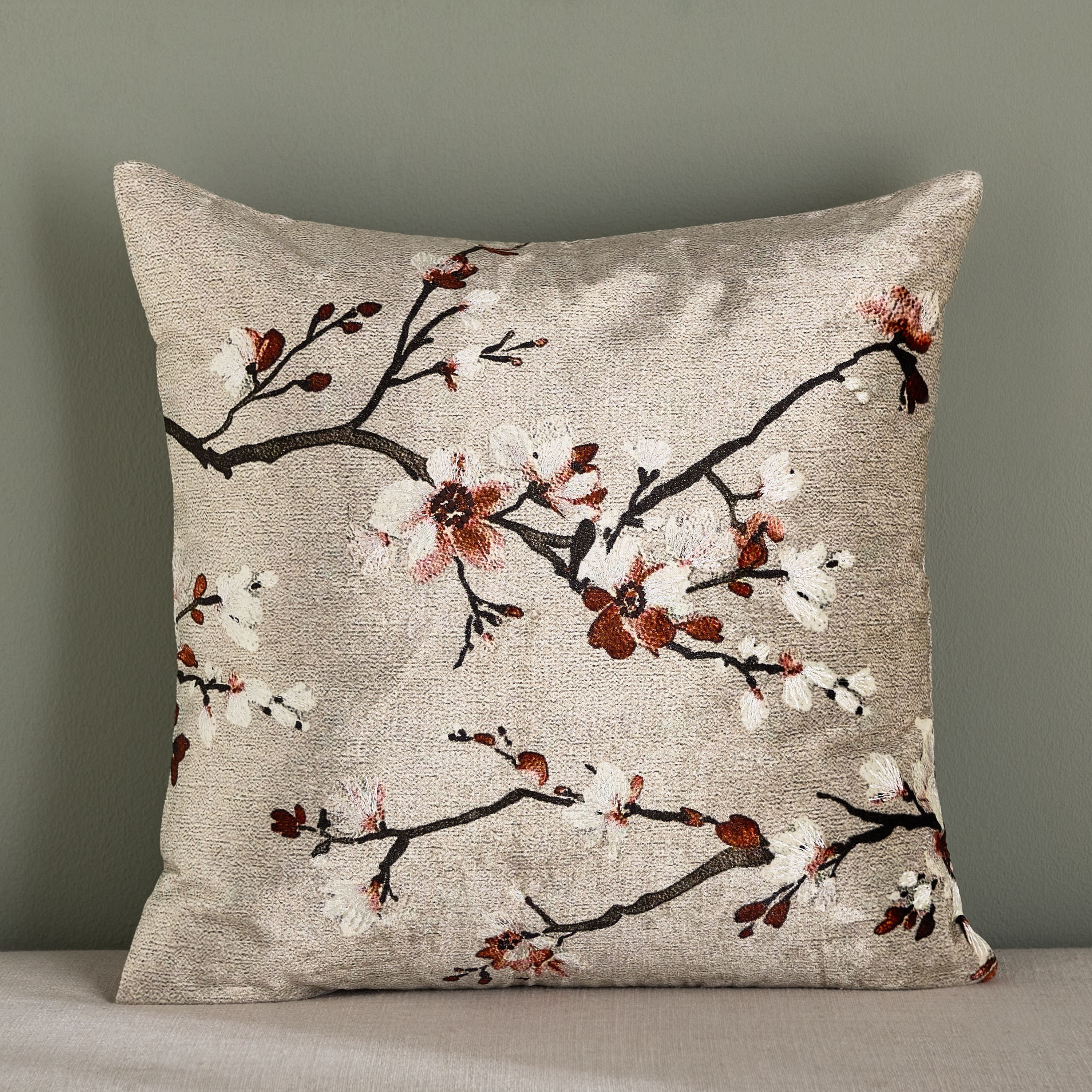 Sora Imperial Embroidered Cushion Cover - 50x50 cm-household-cushionsandthrows-cushioncovers-image-1
