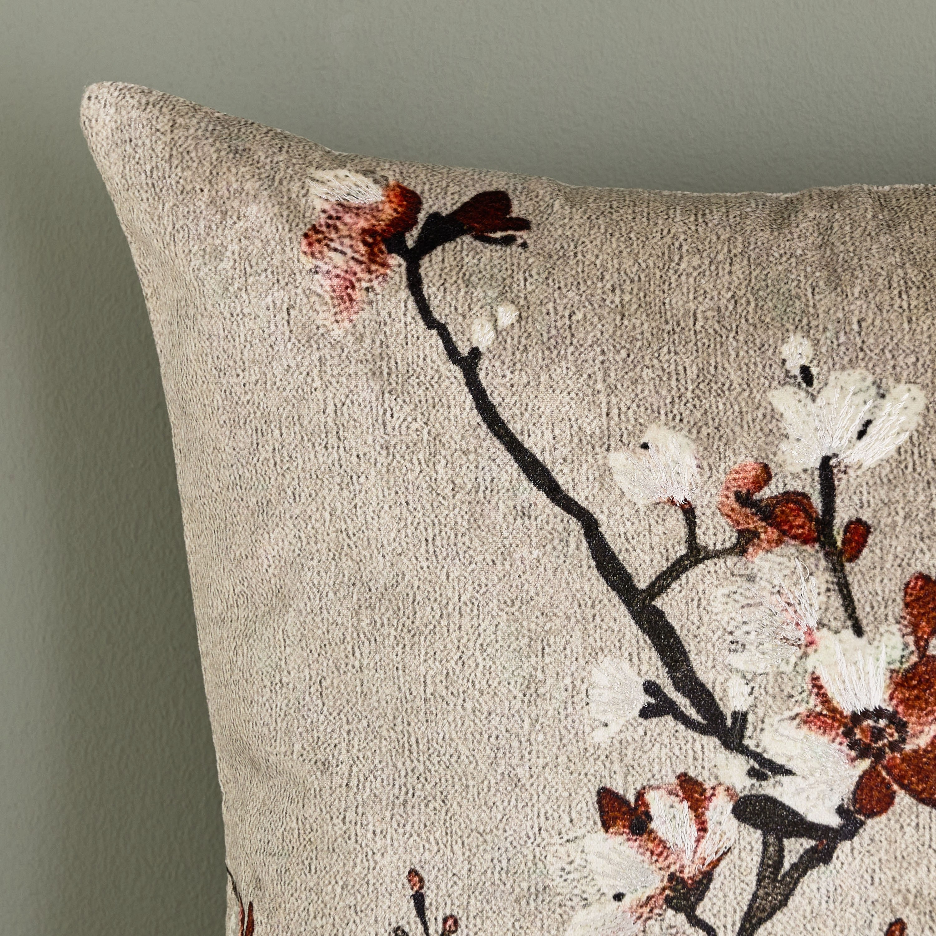Sora Imperial Embroidered Cushion Cover - 50x50 cm-household-cushionsandthrows-cushioncovers-image-2