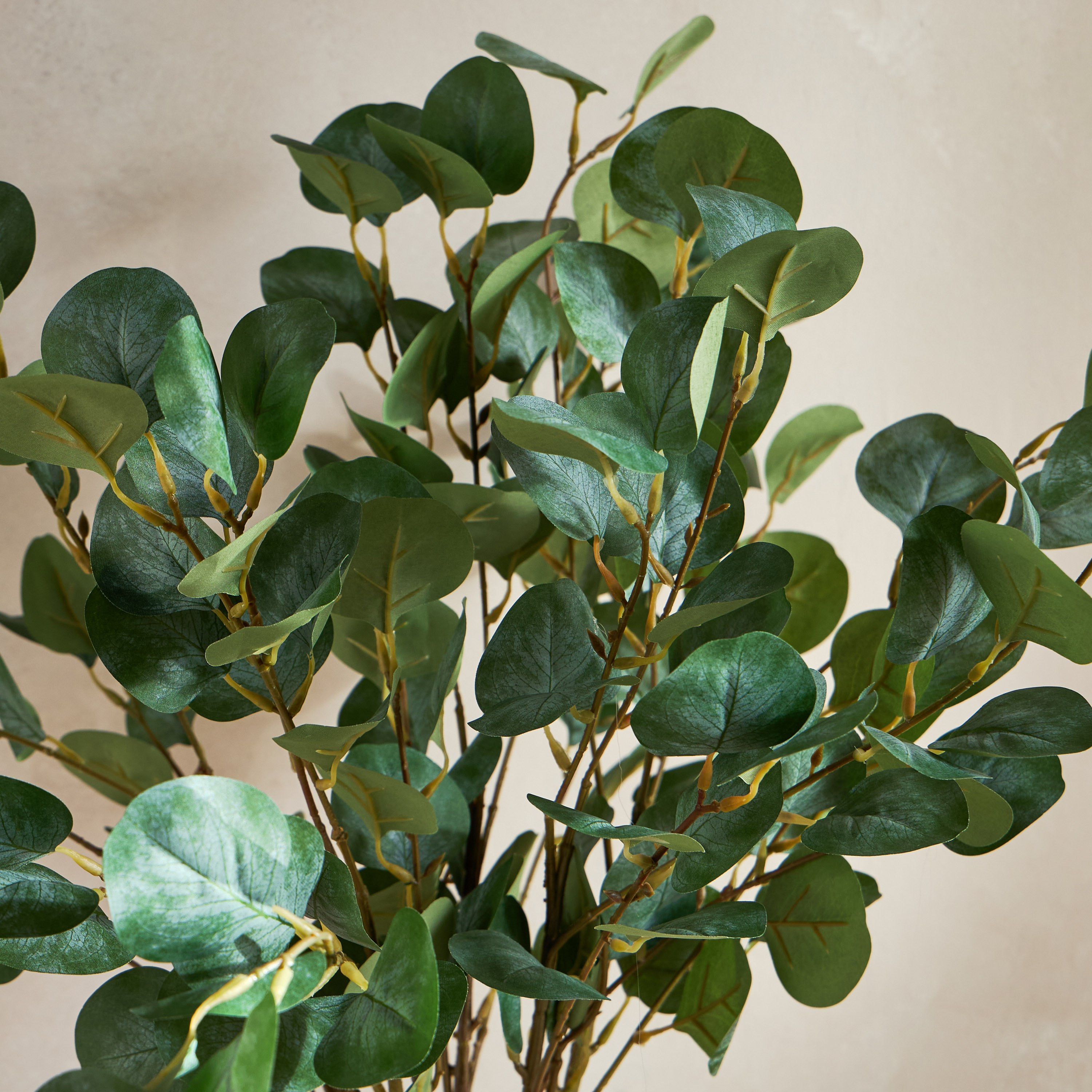 Eucalyptus in Glass Arrangement - 70 cm-household-gardenandoutdoor-artificialplants-pottedplants-image-2