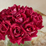 باقة ورد في مزهرية زجاج - ريل تاتش - 28 سم-household-gardenandoutdoor-artificialflowersandplants-flowers-image-2