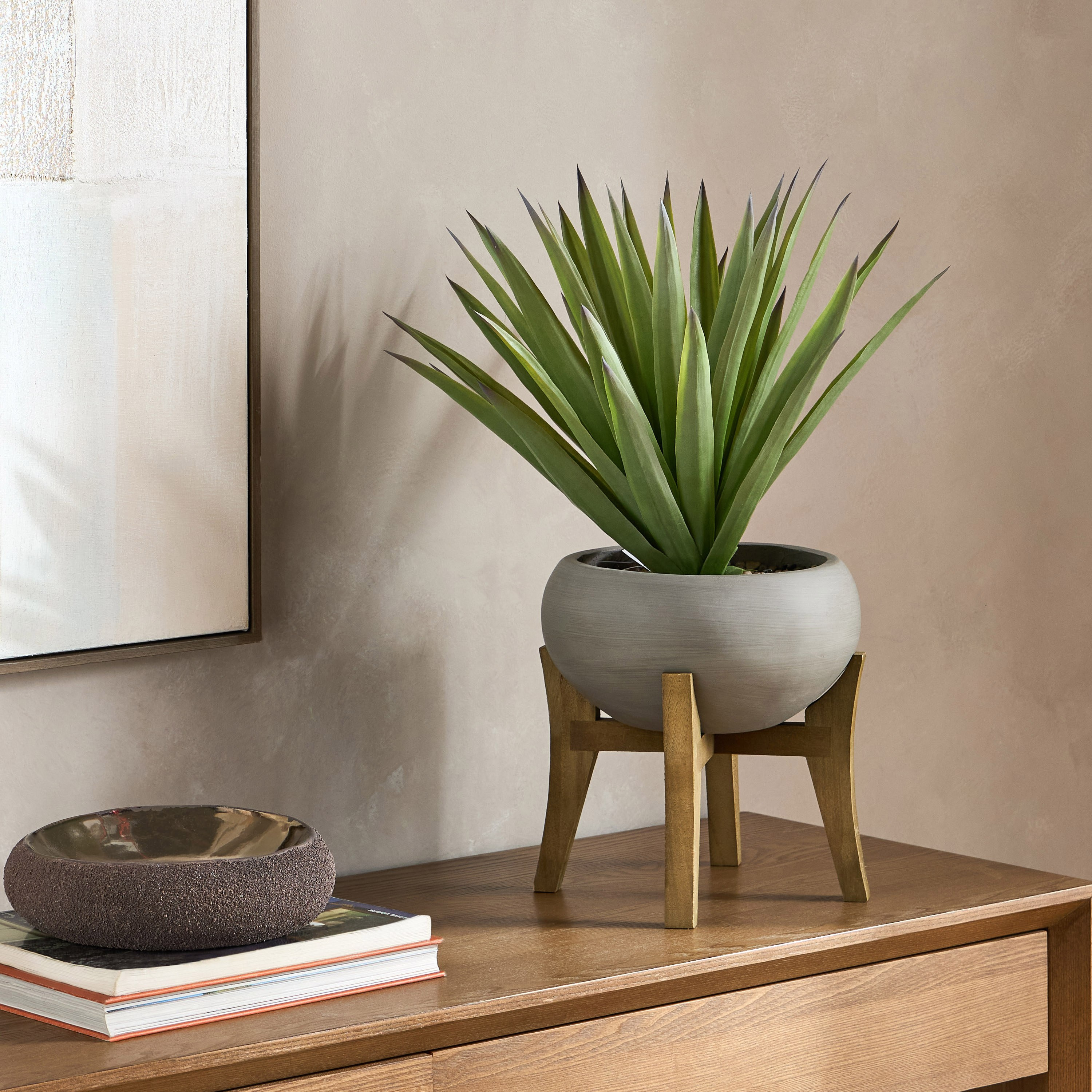 نبات أجاف في إناء - تيرا - 62 سم-household-gardenandoutdoor-artificialplants-pottedplants-image-4