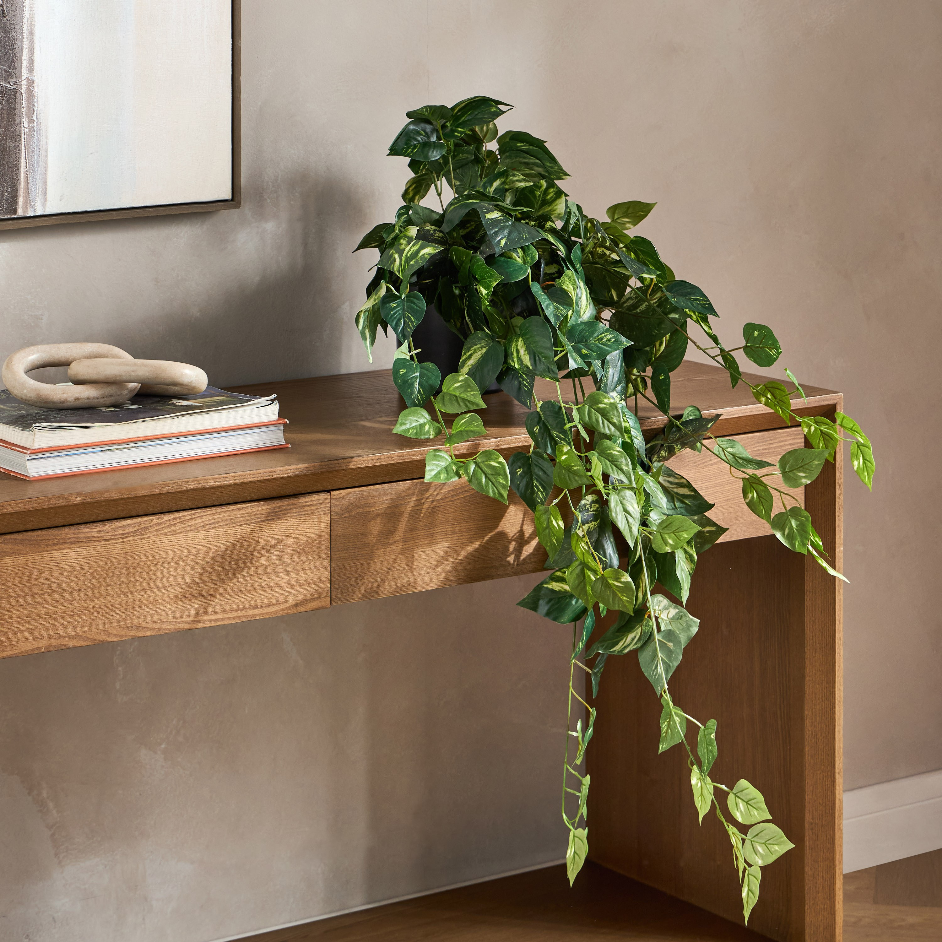 Urbano Pothos Plant in Pot - 37 cm-household-gardenandoutdoor-artificialplants-pottedplants-image-3